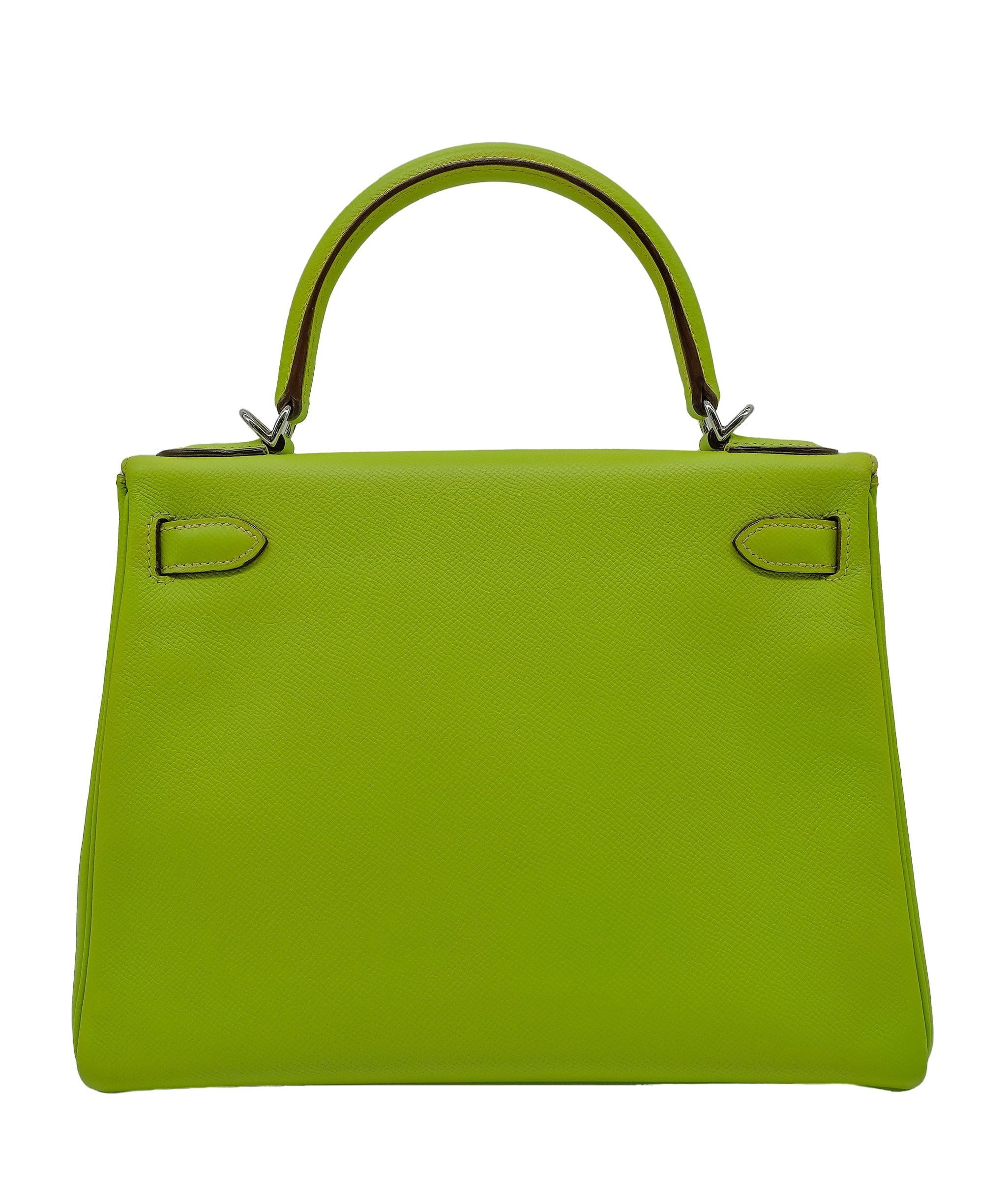 Hermès Hermes Kelly 28 Candy Kiwi / Lichen Epsom PHW #O SKL1711