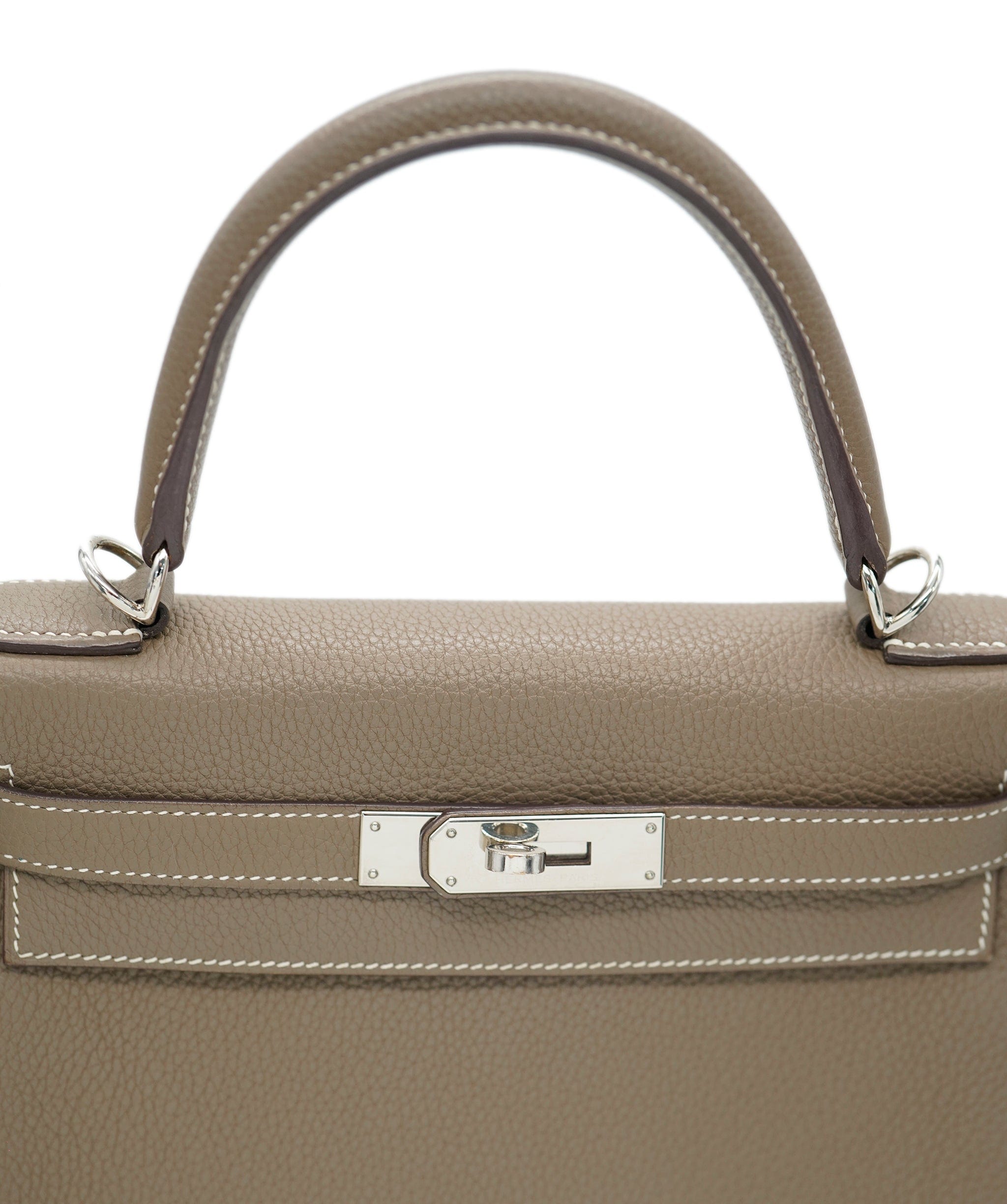 Hermès Hermès Kelly 28 Etoupe Togo PHW DXBS0054