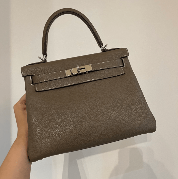 Hermès Hermes Kelly 28 Etoupe Togo PHW #X ASL8707