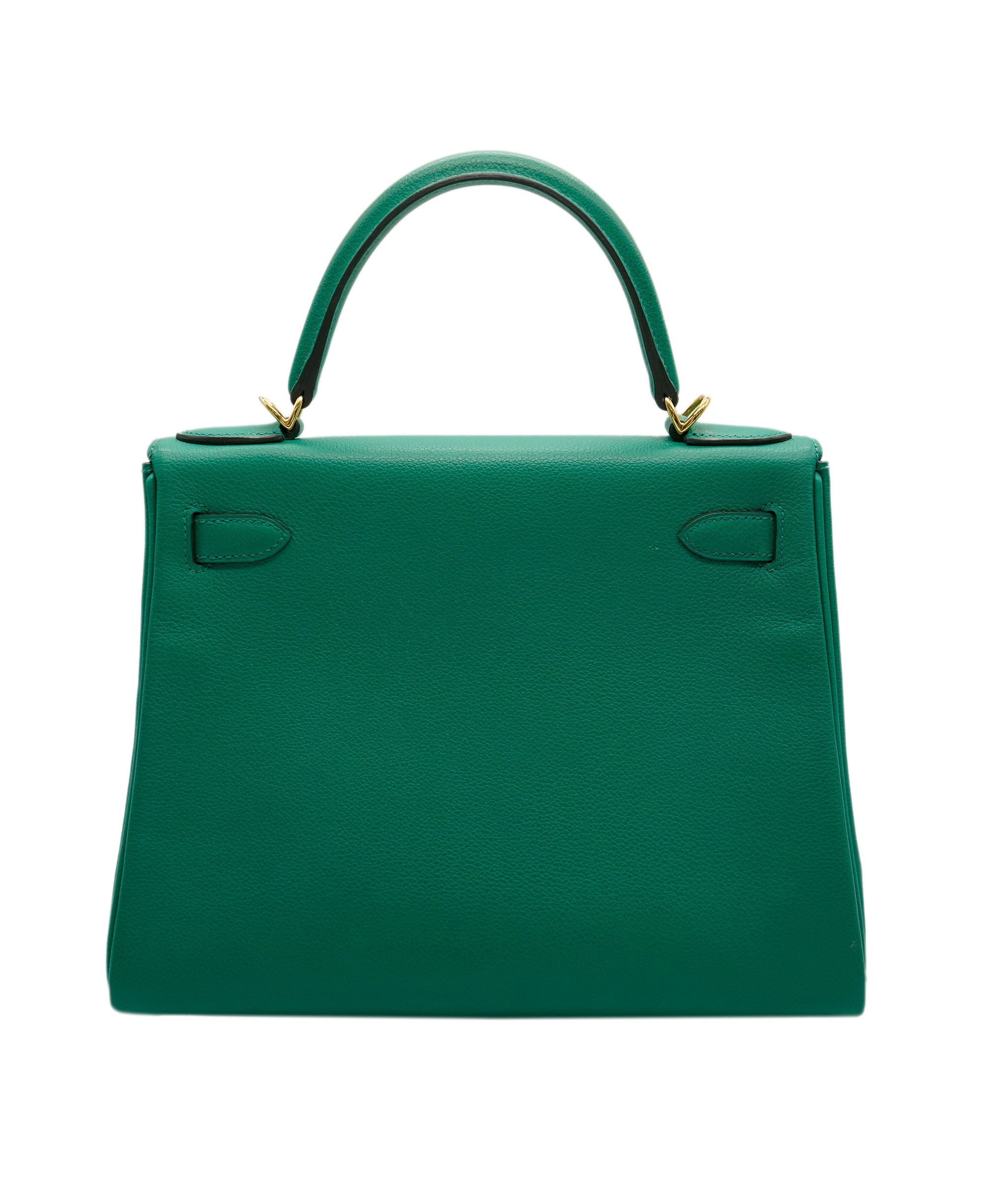 Hermès Hermes kelly 28 evercolor vert catus GHW ASL8433