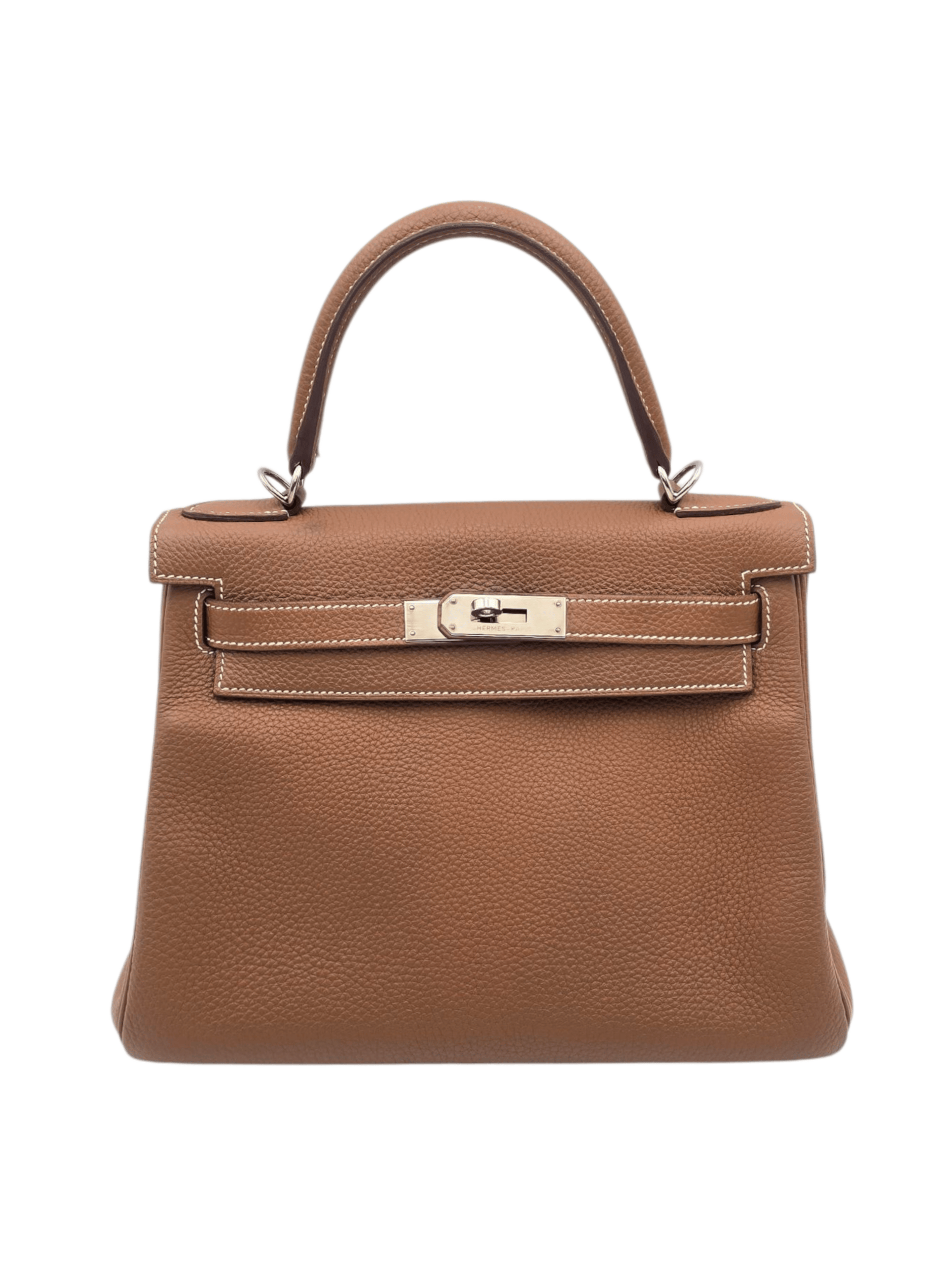 Hermès Hermès Kelly 28 Gold in Togo Palladium hardware SYC161JY