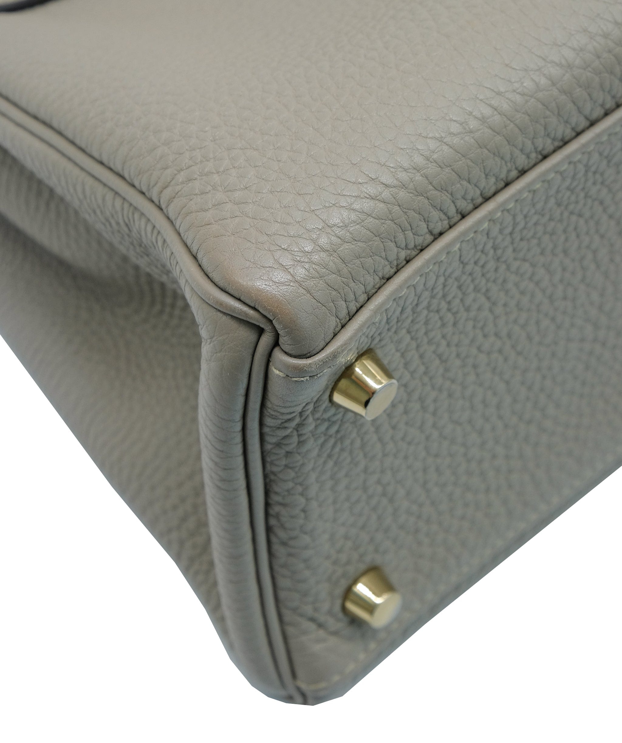 Hermès Hermes Kelly 28 Gris Tourterelle Togo GHW #R SKC1527