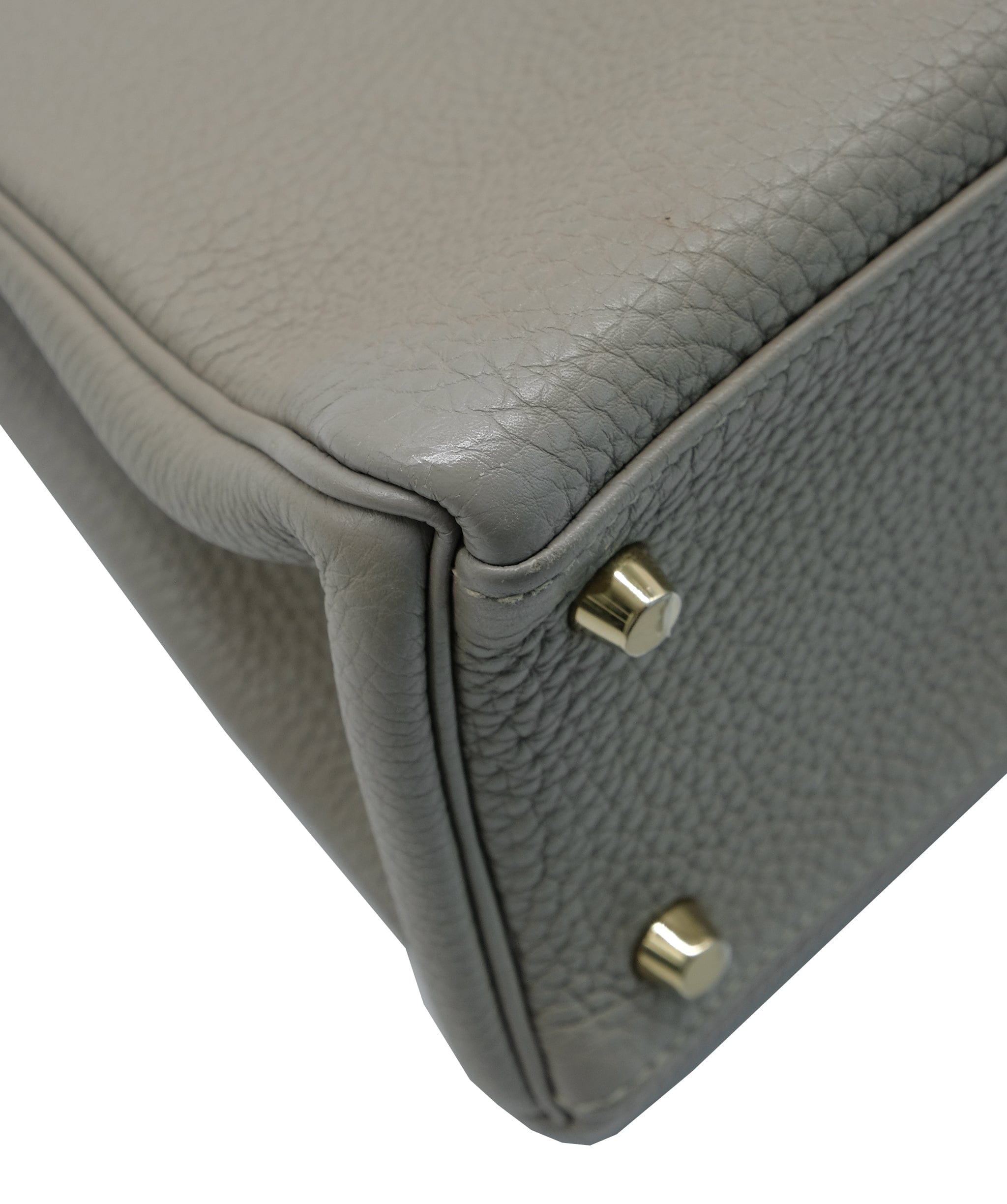 Hermès Hermes Kelly 28 Gris Tourterelle Togo GHW #R SKC1527