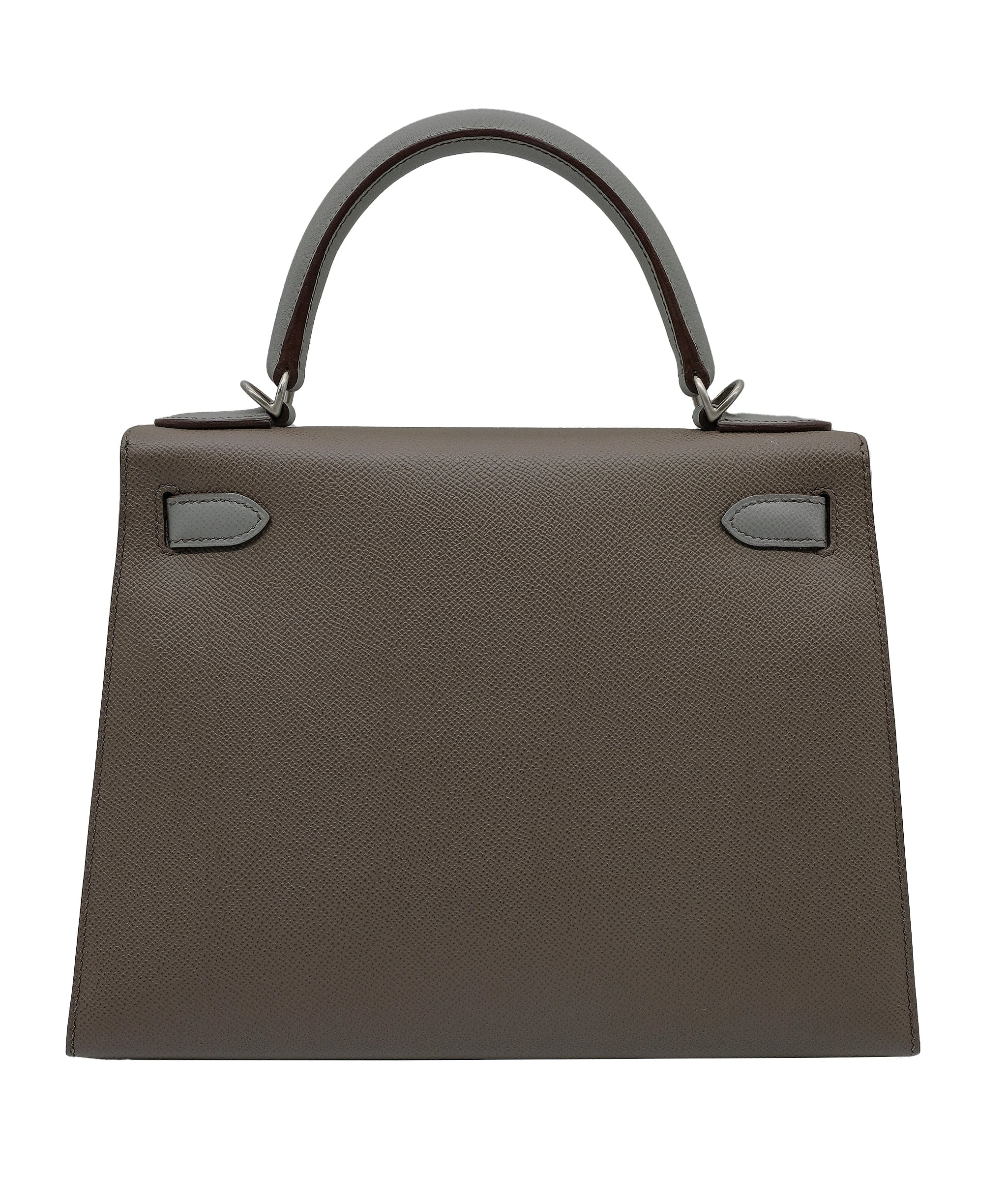 Hermès Hermes Kelly 28 Sellier HSS Etain / Gris Mouette Epsom Matte PHW #T SKC1712