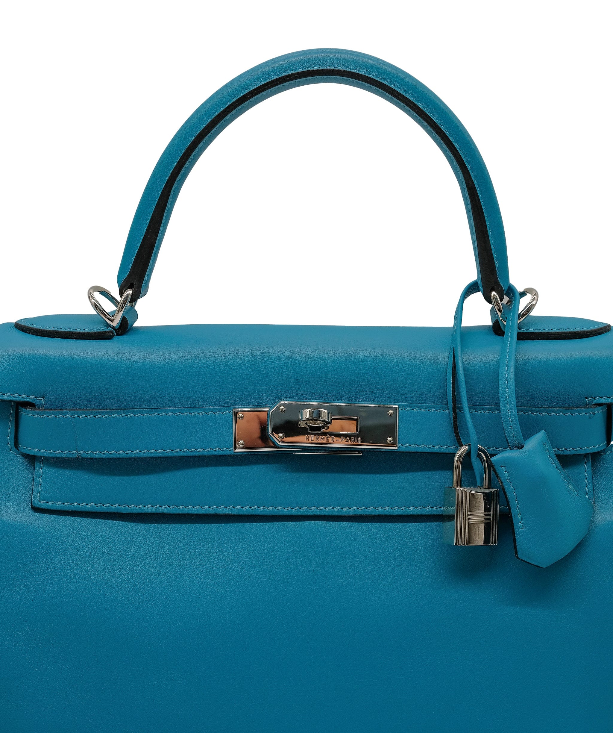 Hermès Hermès Kelly 28 Turquoise Swift PHW ASL10258