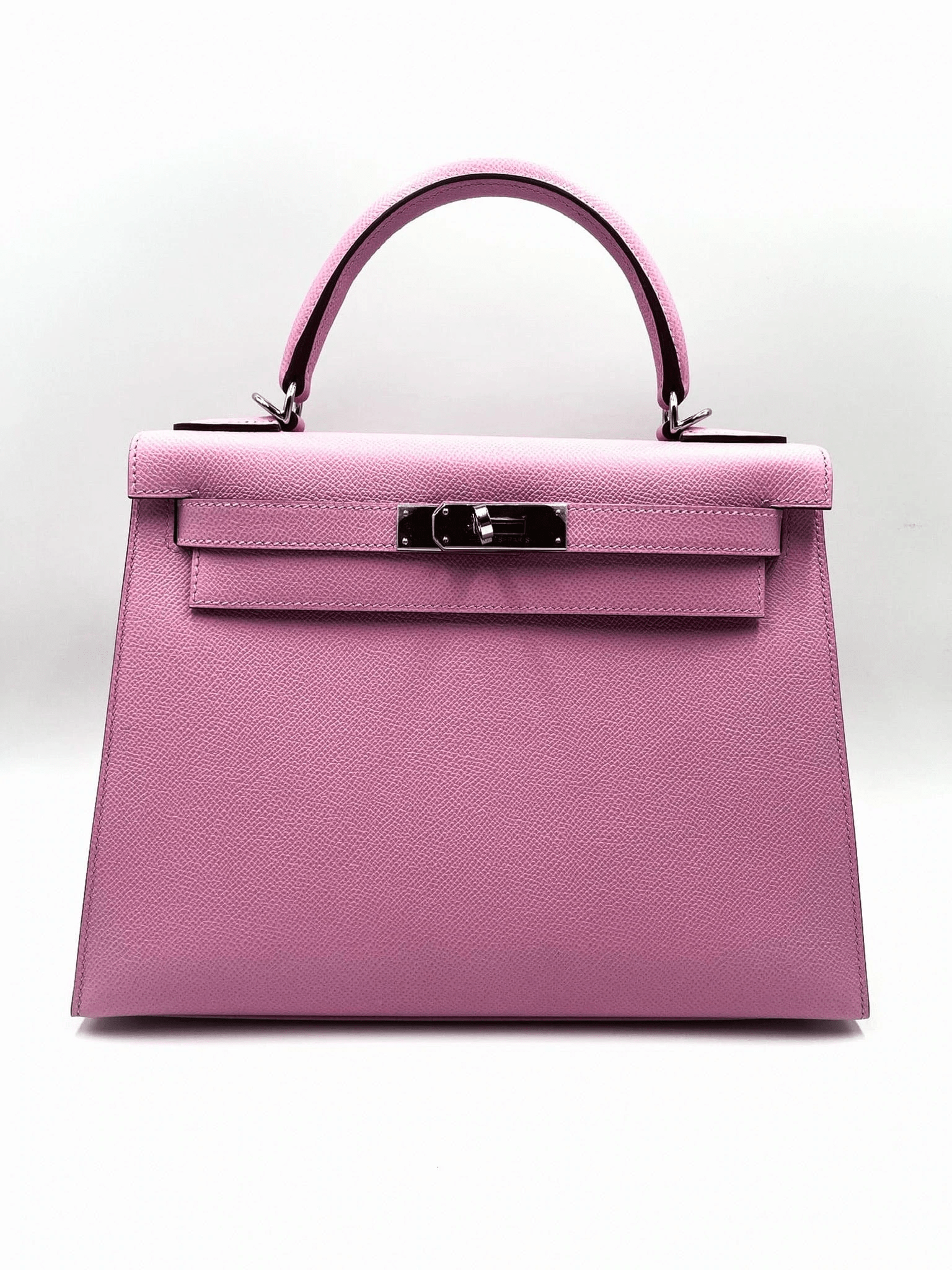 Hermès HERMÈS KELLY 28CM MAUVE SYLVESTER Epsom Leather with Palladium Hardware