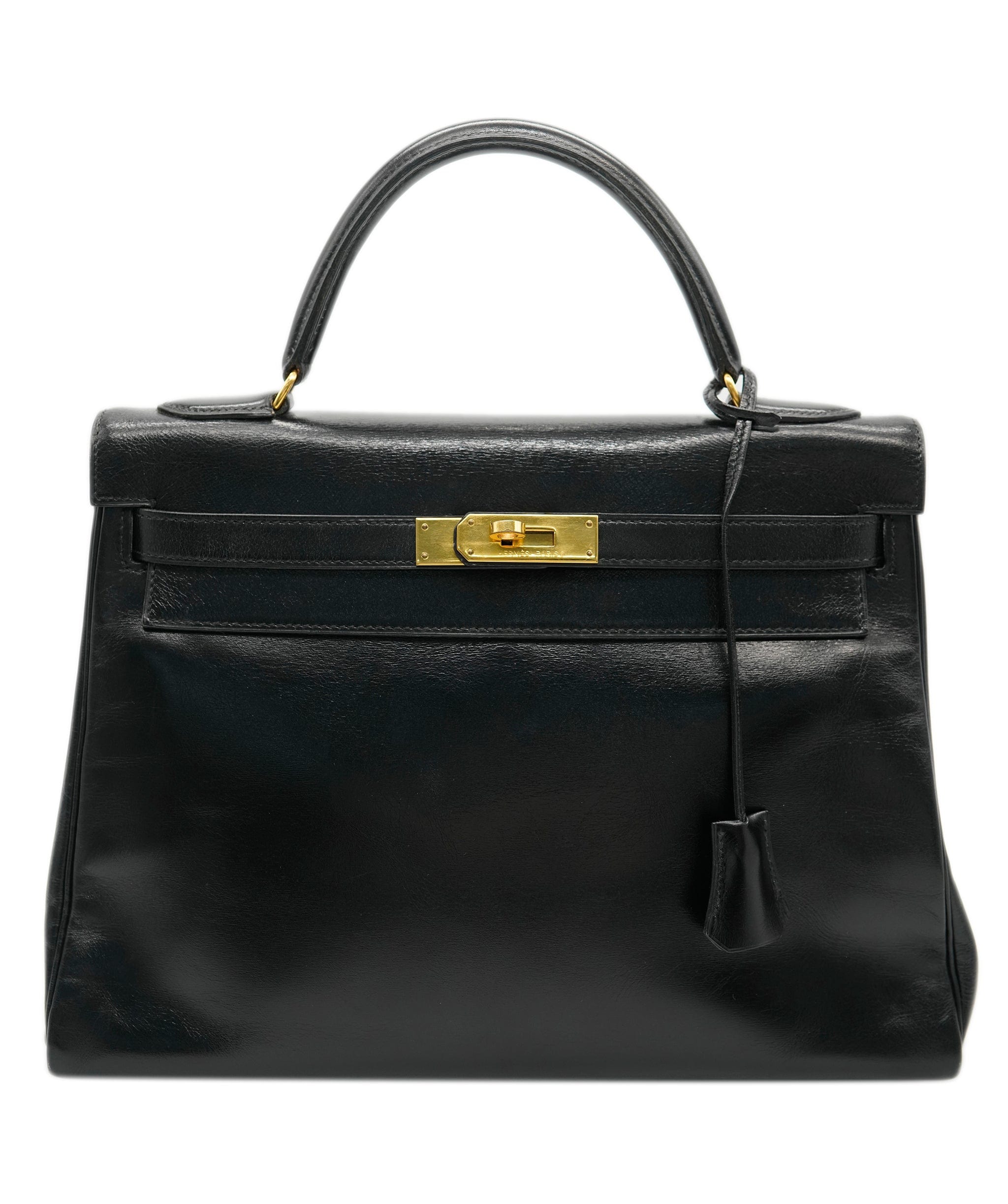 Hermès Hermes Kelly 32 Black Box GHW  ALC1235