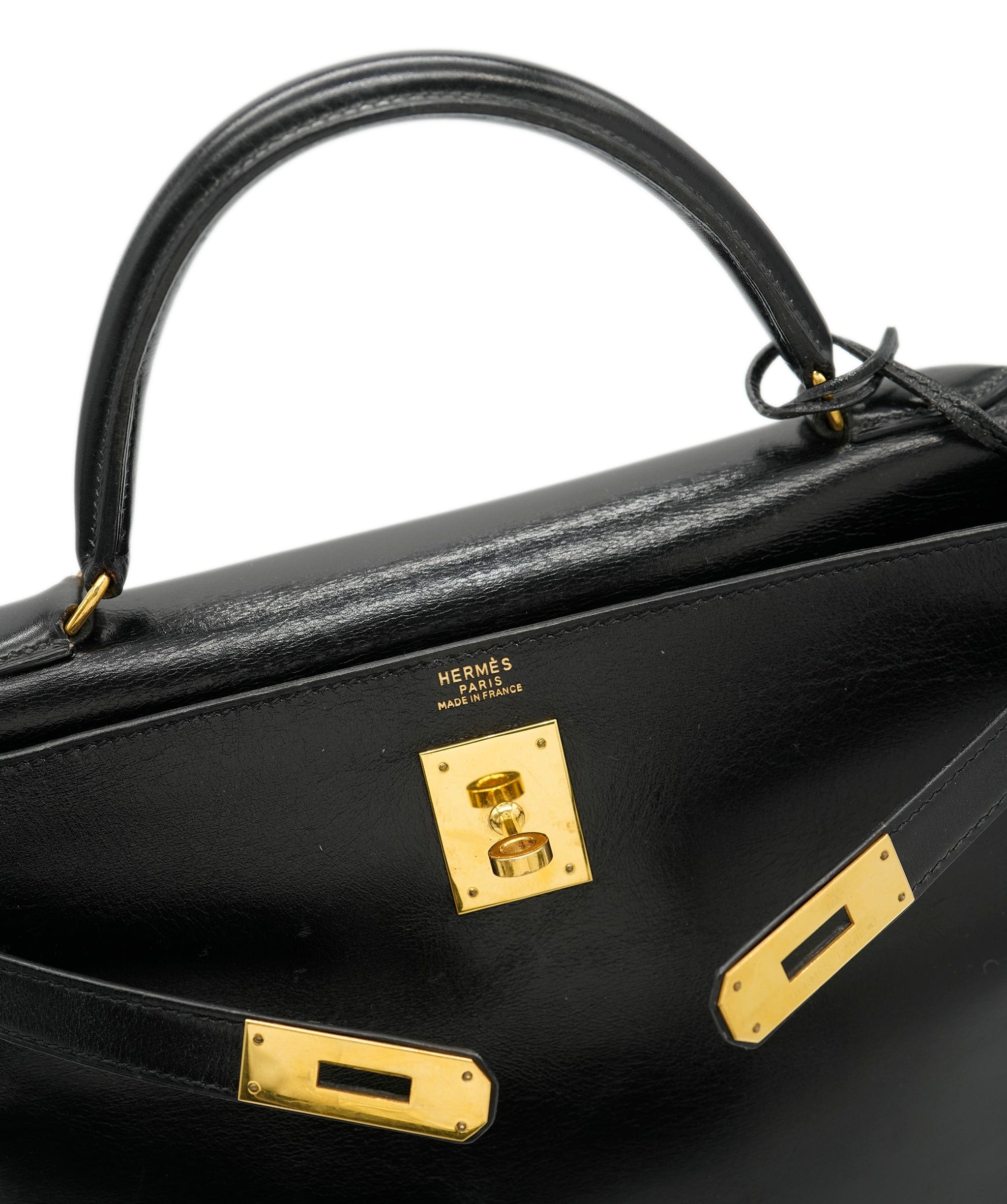 Hermès Hermes Kelly 32 Black Box GHW  ALC1235