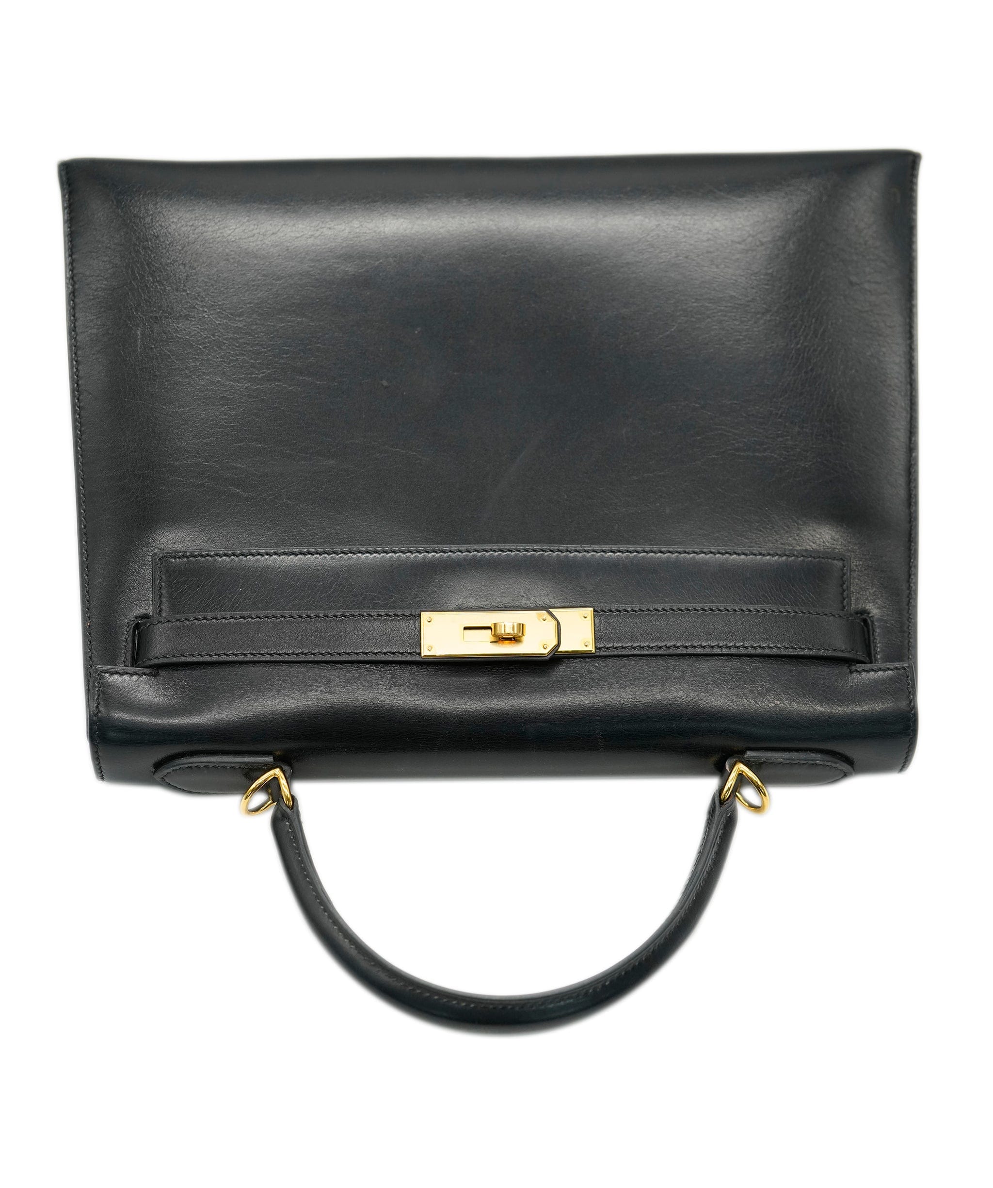 Hermès Hermes Kelly 32 Black Box with GHW *From Samia's Wardrobe*  ALC1658