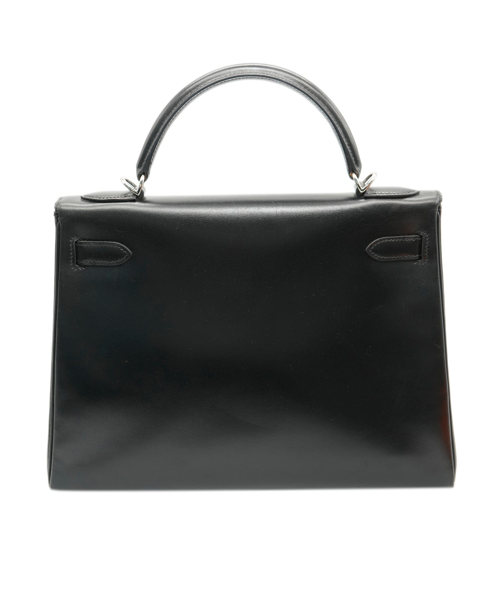 Hermès Hermès Kelly 32 Black Box with PHW - ASL10261