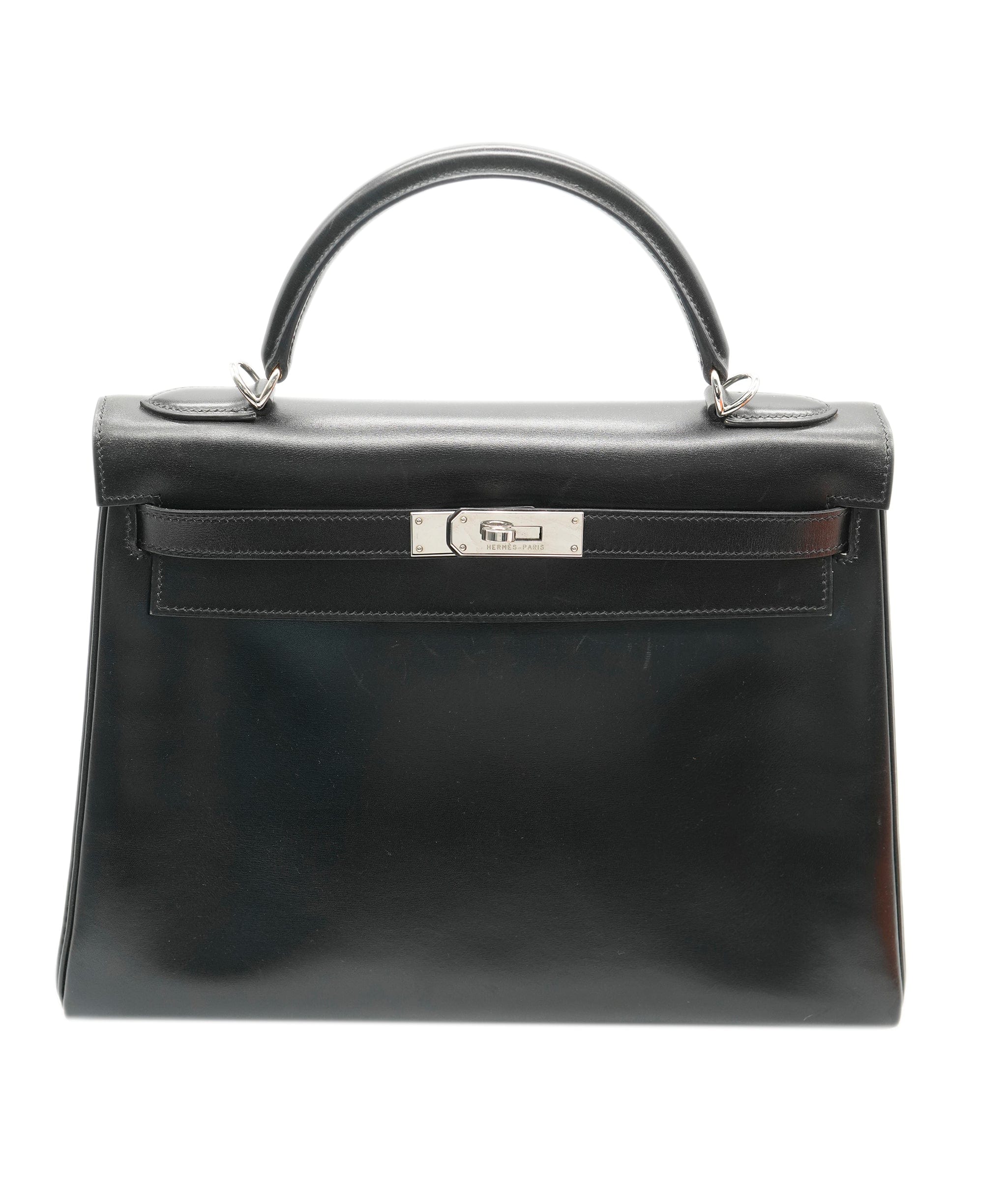 Hermès Hermès Kelly 32 Black Box with PHW - ASL10261