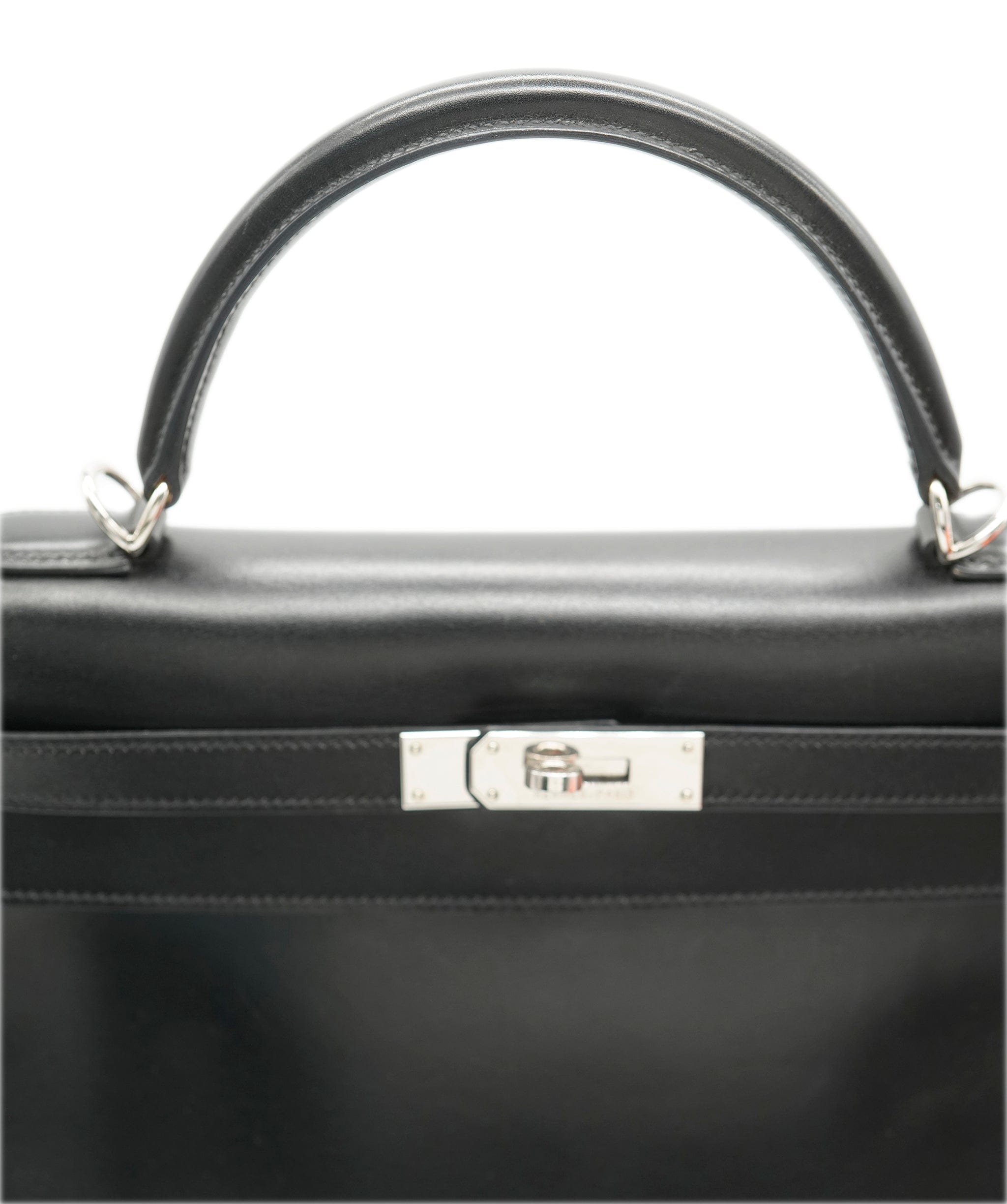 Hermès Hermès Kelly 32 Black Box with PHW - ASL10261