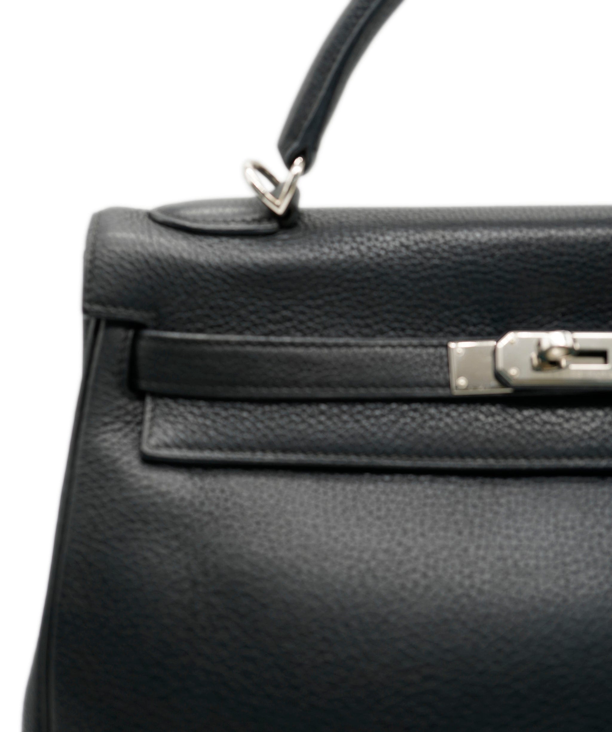 Hermès Hermès Kelly 32 Black Clemence PHW ASL9159