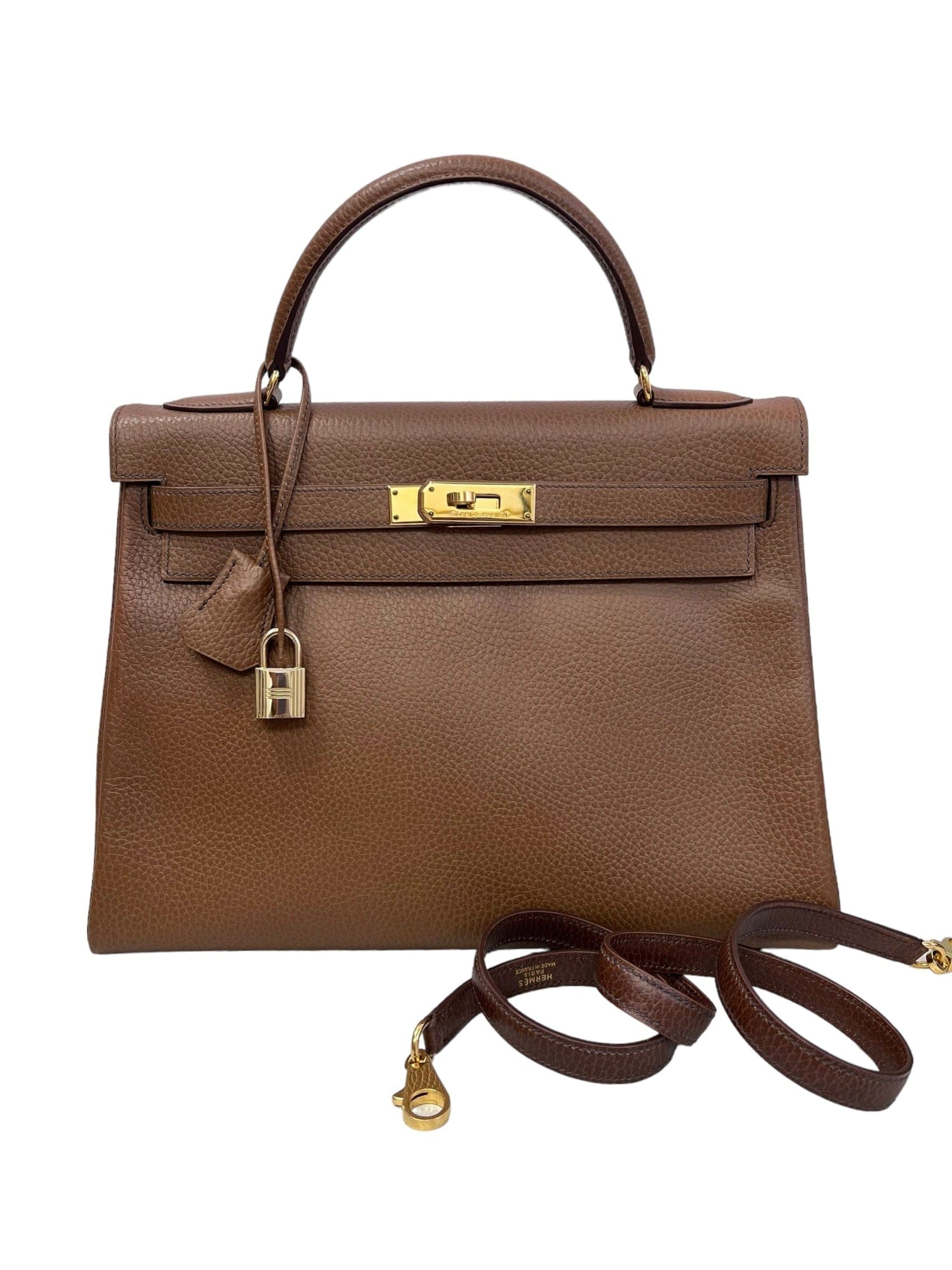 Hermès Hermes Kelly 32 HSS Alezan Ardennes GHW #A SKC1496