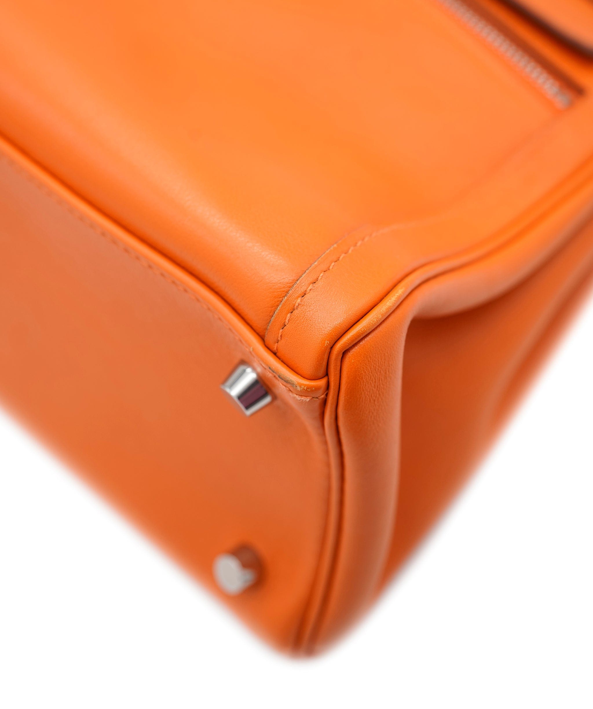 Hermès Hermès Kelly 32 Lakis Swift Orange PHW ASL2862