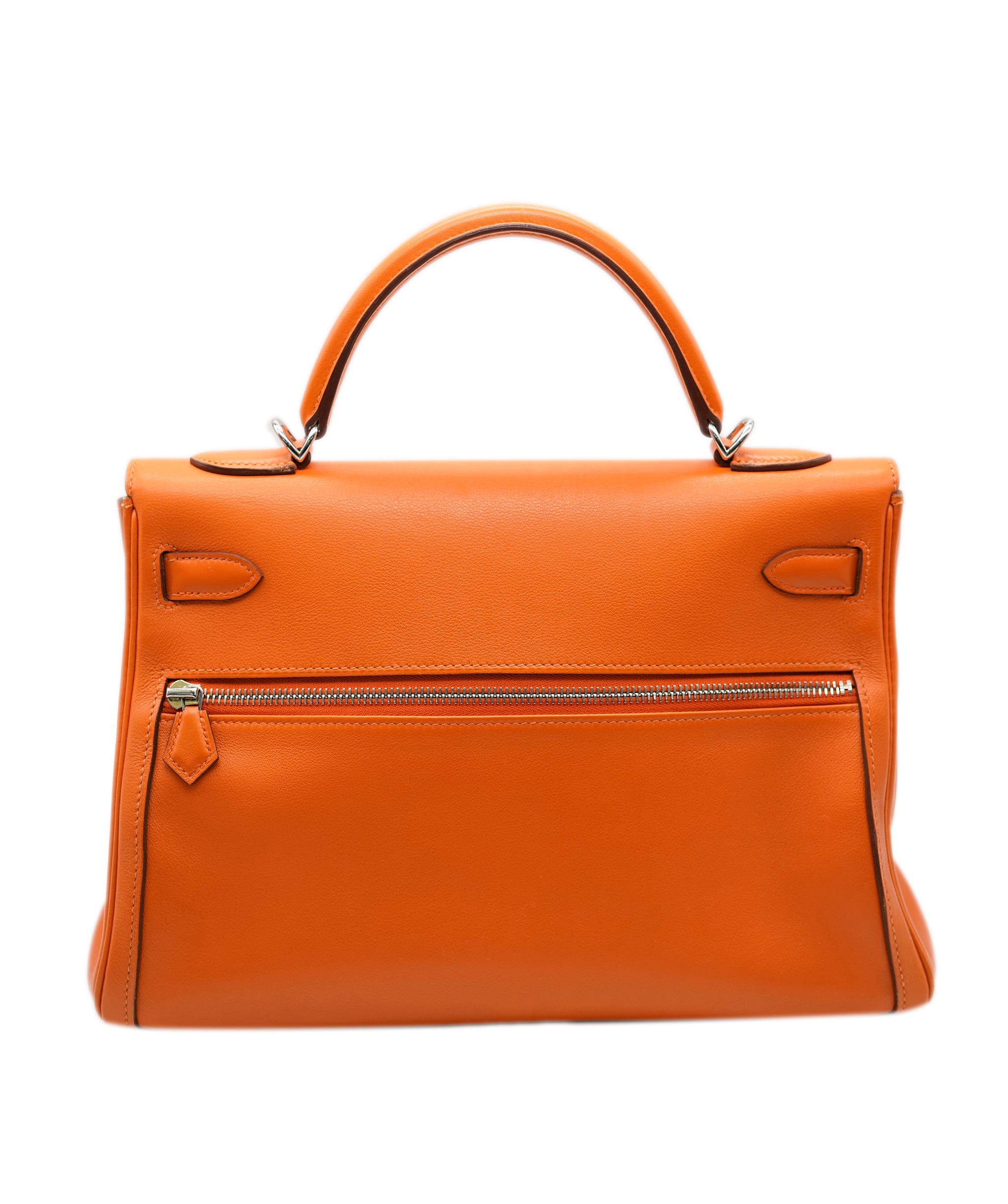 Hermès Hermès Kelly 32 Lakis Swift Orange PHW ASL2862