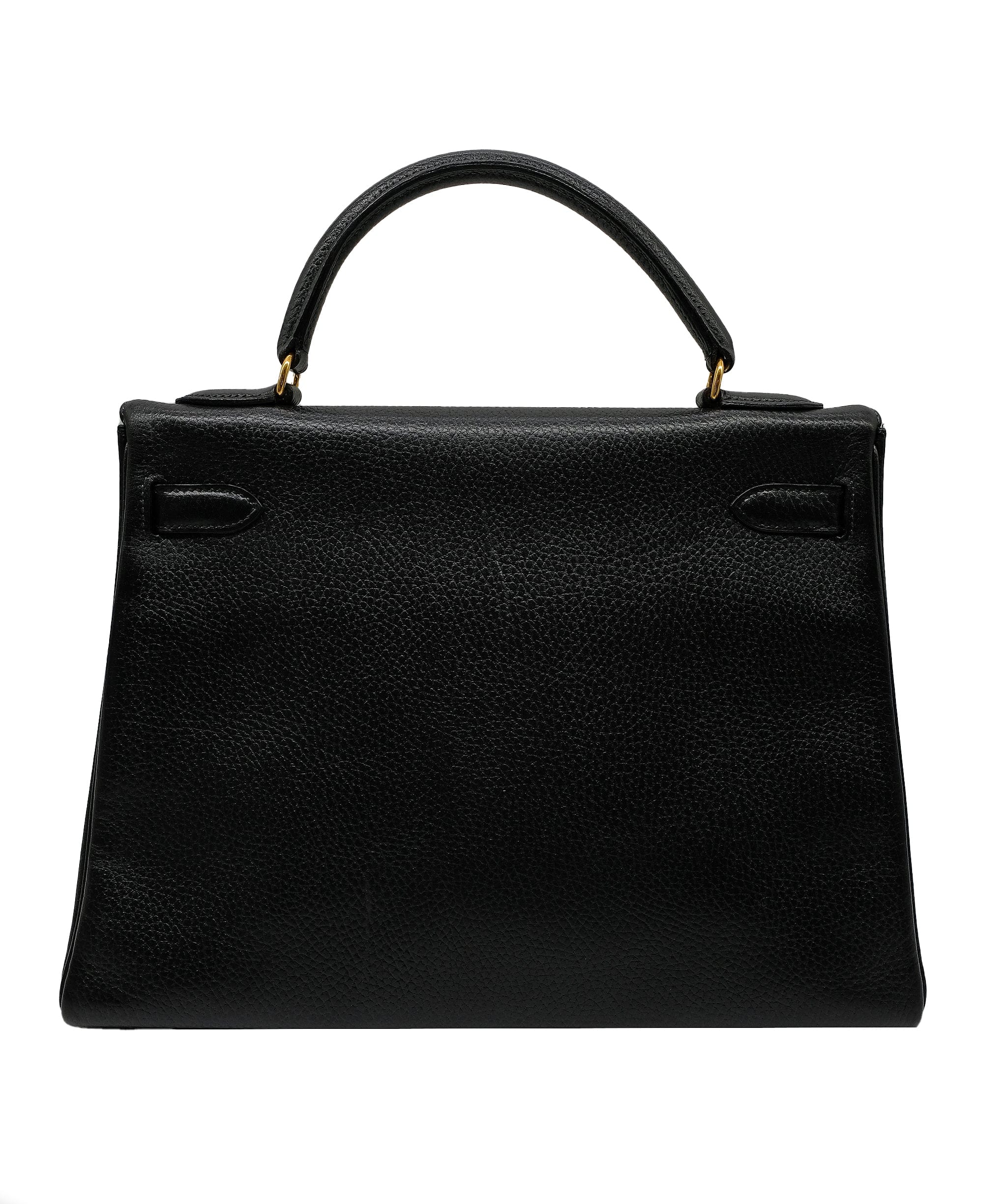 Hermès Hermes Kelly 32 Retourne Black Ardennes GHW Bag 〇X ASL10213