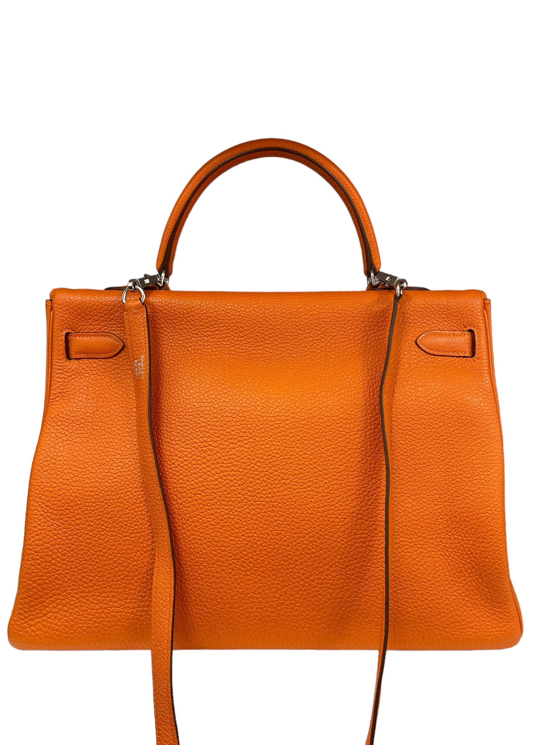 Hermès Hermès Kelly 35 Orange Togo PHW ASL10256