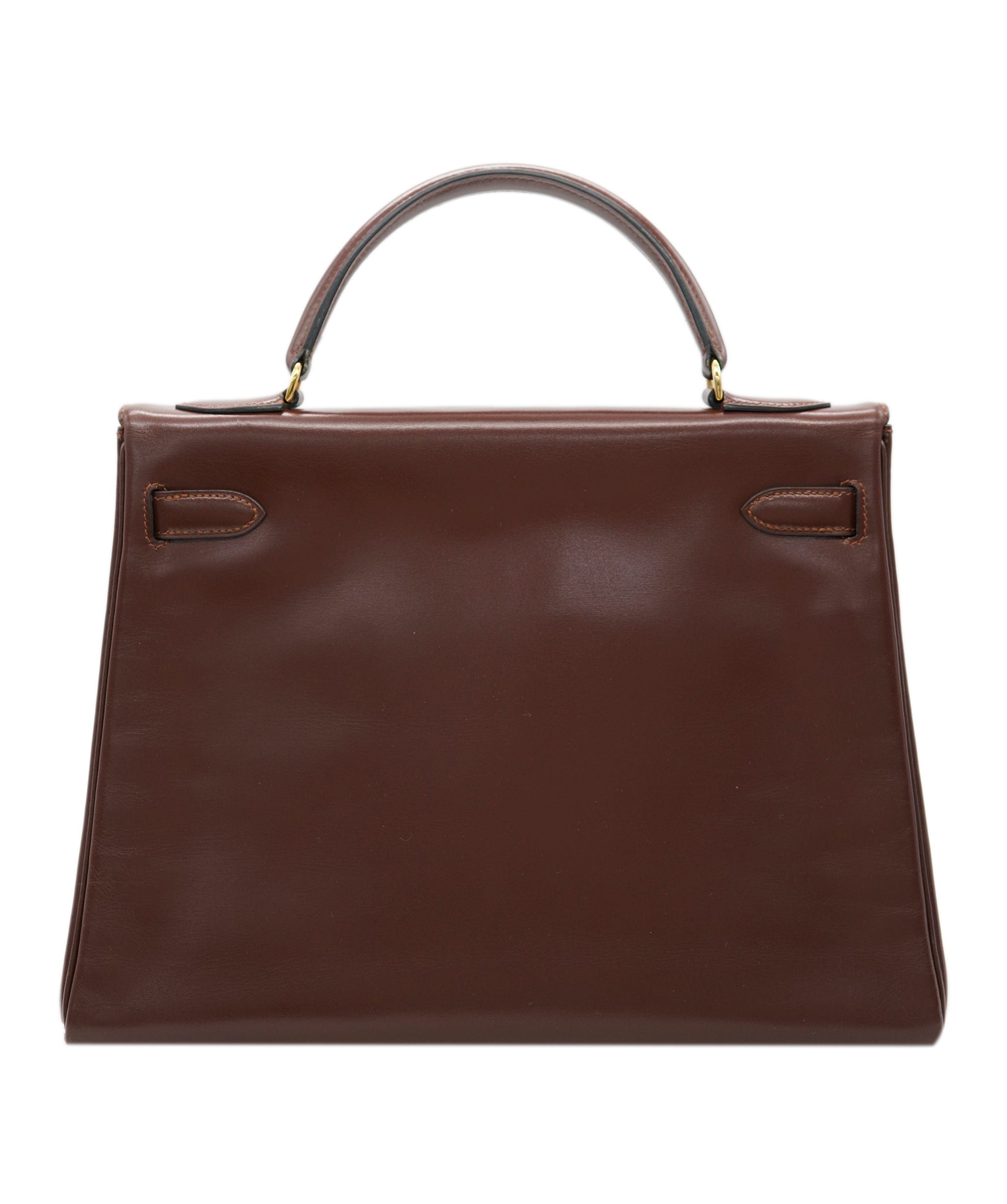 Hermès Hermes Kelly Box 32 Retourne Noisette With GHW  ALC1739