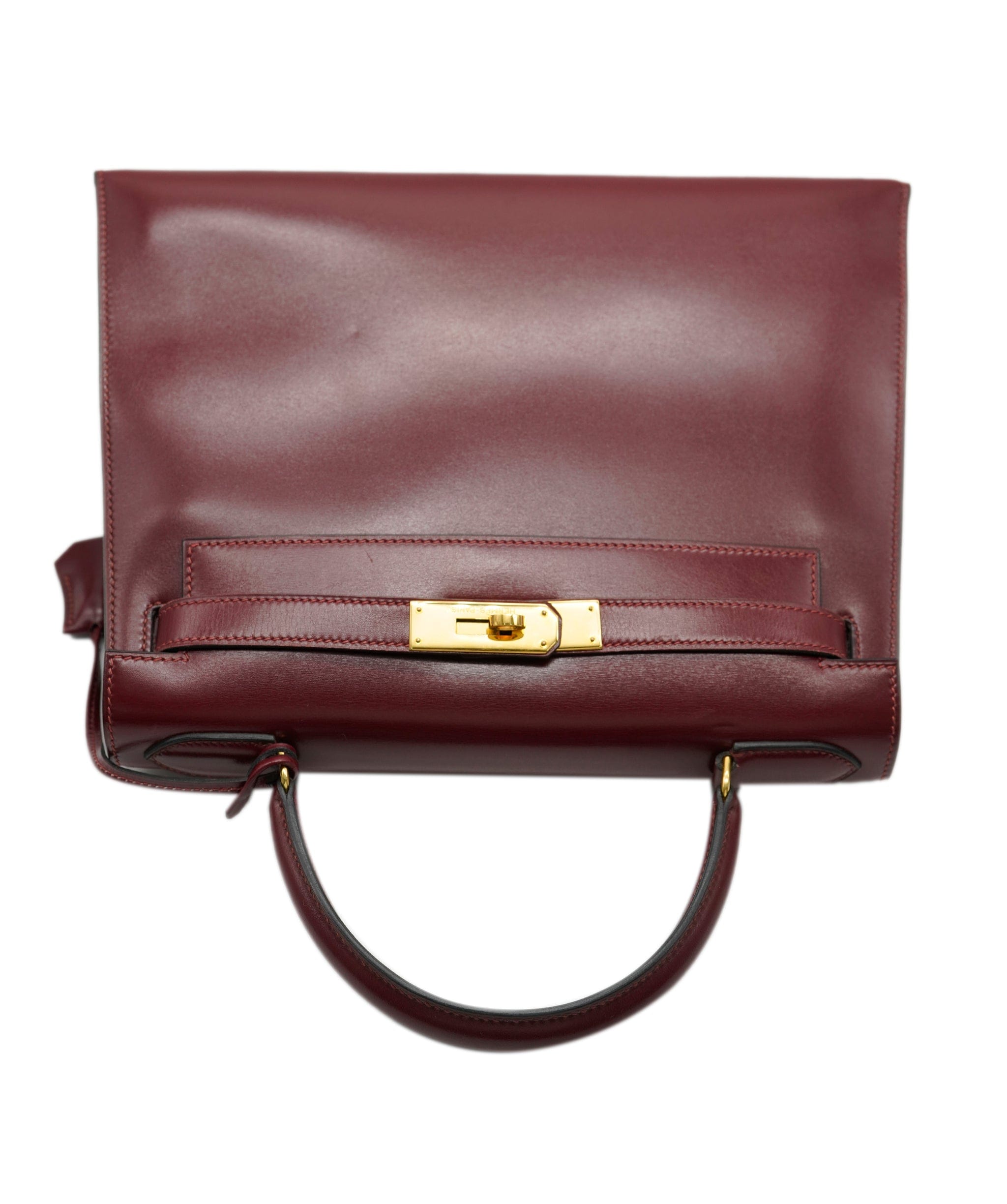 Hermès Hermes Kelly box rouge h28  ASL10291