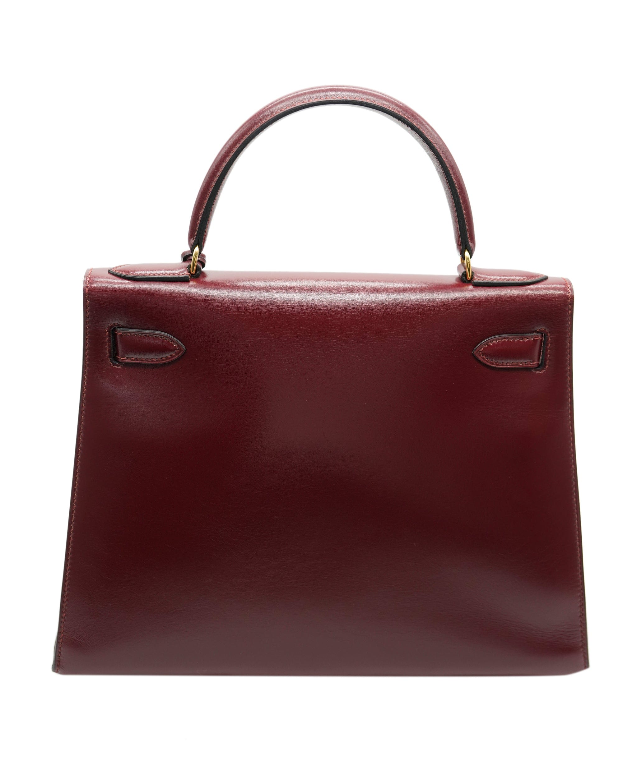 Hermès Hermes Kelly box rouge h28  ASL10291