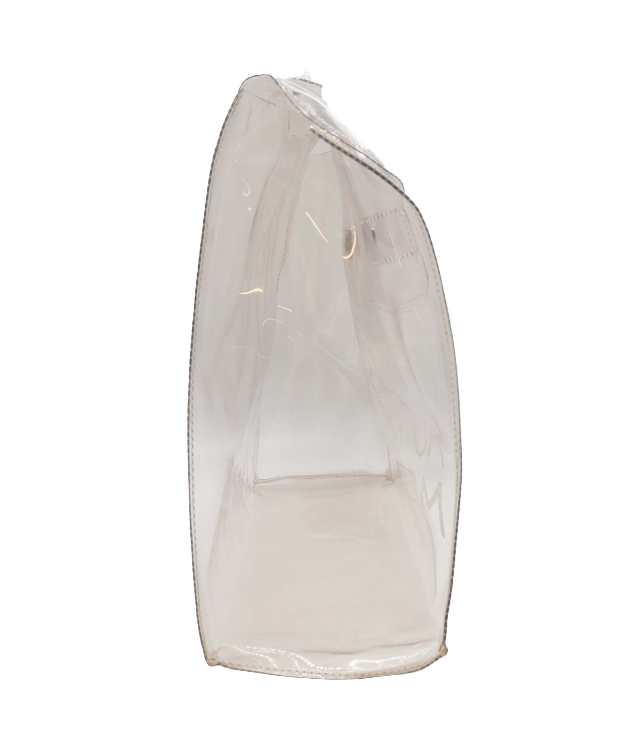 Hermès HERMES KELLY Clear Vinyl white Bag 90245631 DXBS0571