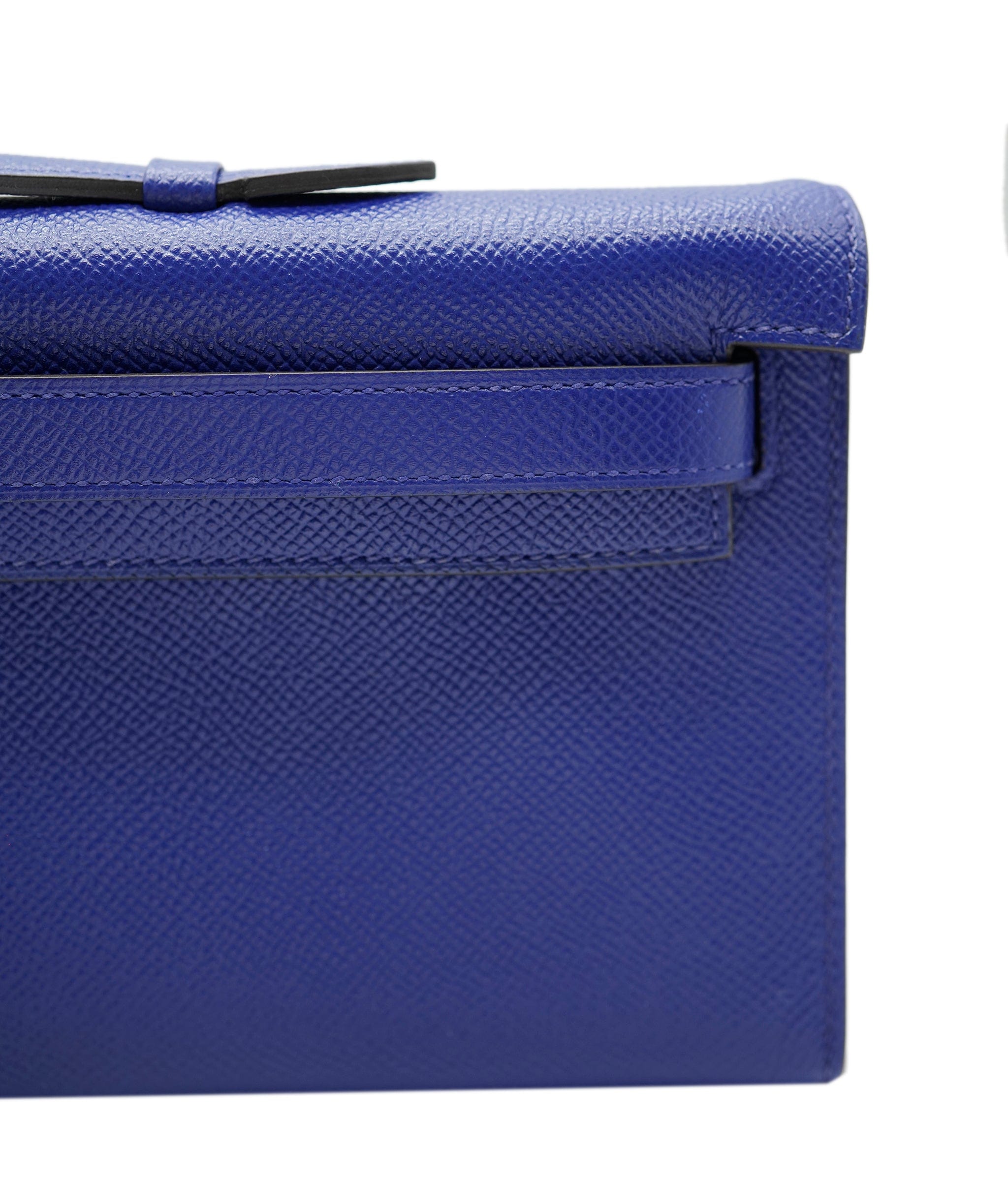 Hermès Hermes Kelly Cut Blue Electric Epsom PHW #R SKL1678