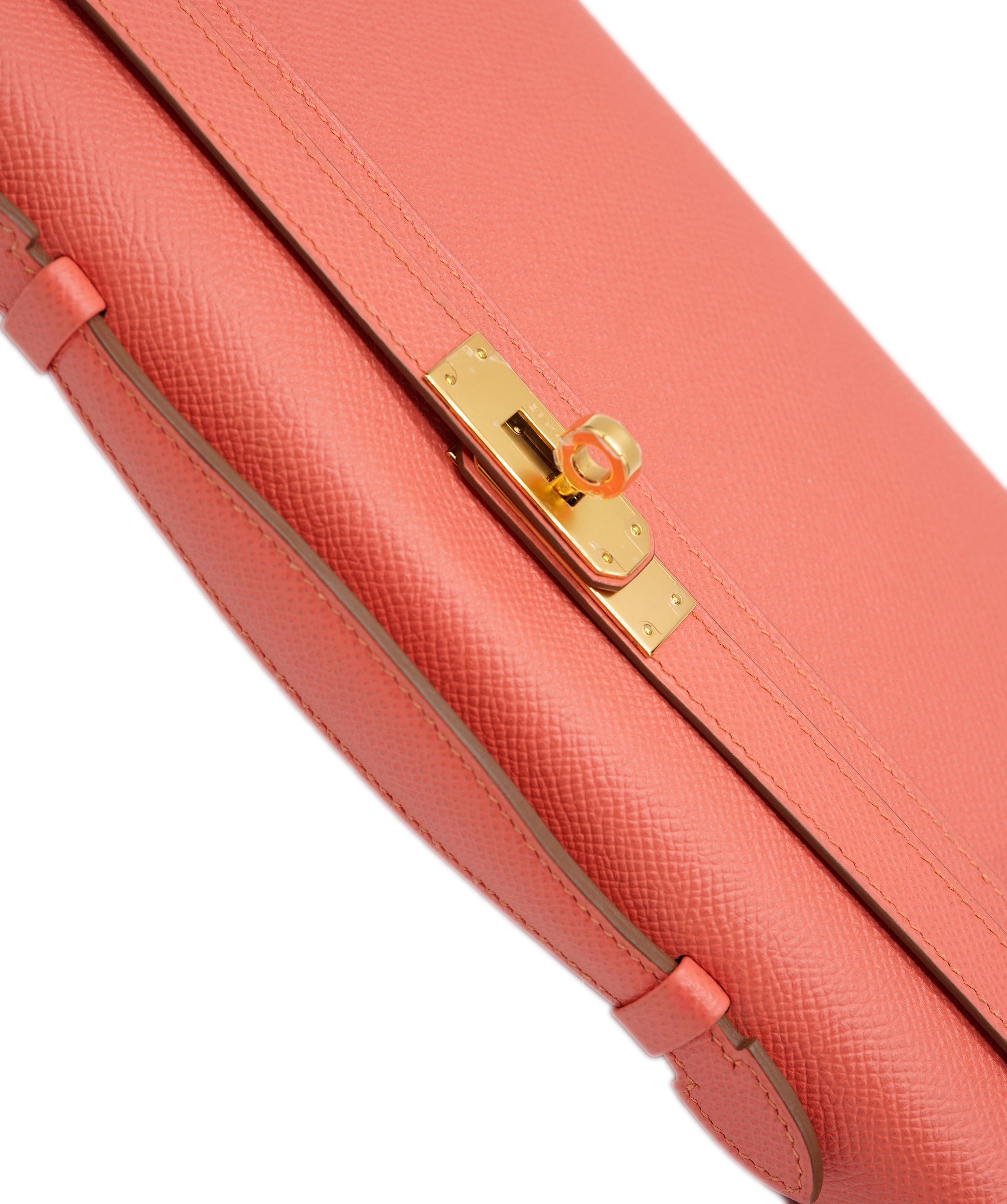 Hermès Hermes Kelly Cut Flamingo Epsom GHW #R SKL1679