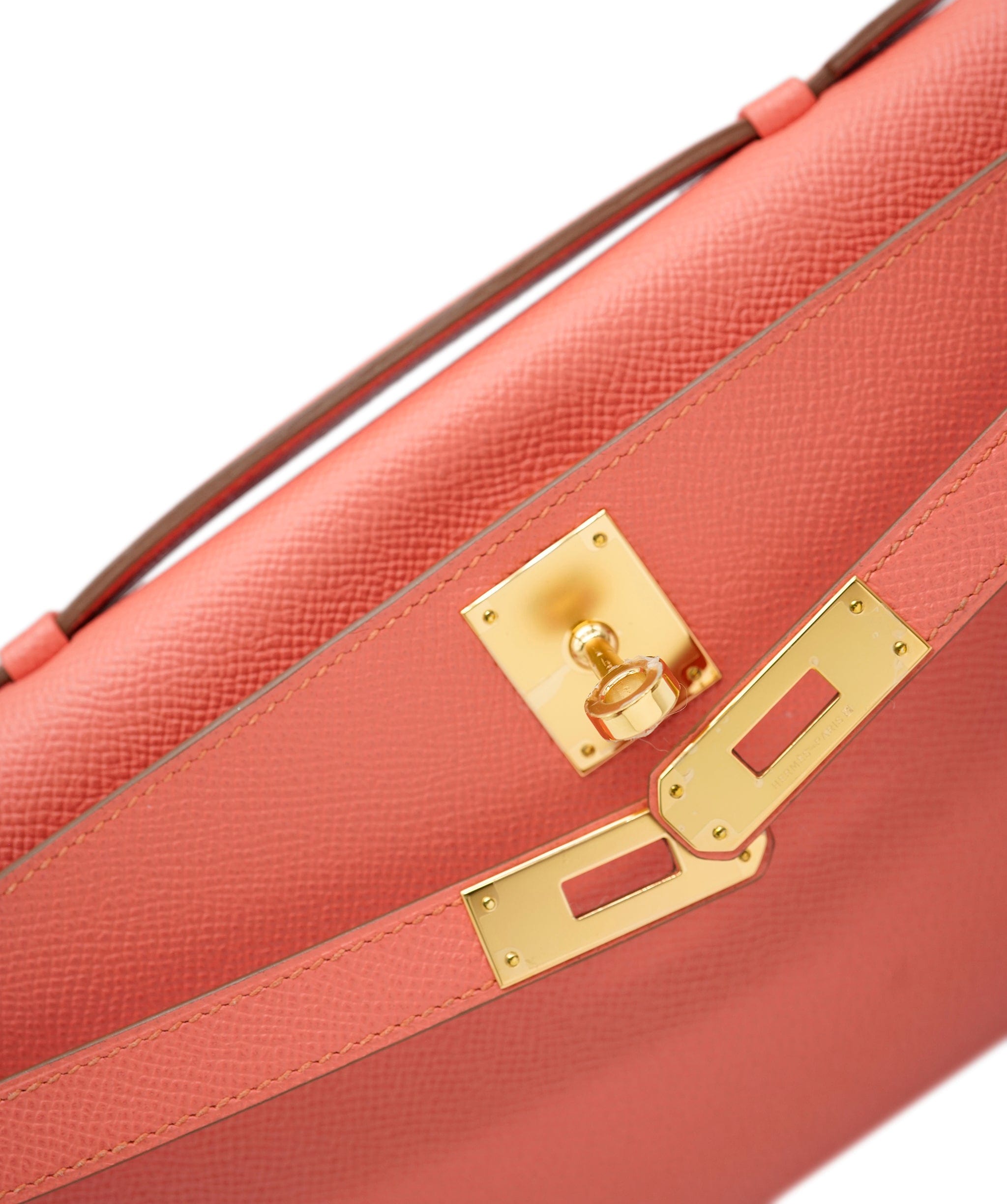 Hermès Hermes Kelly Cut Flamingo Epsom GHW #R SKL1679