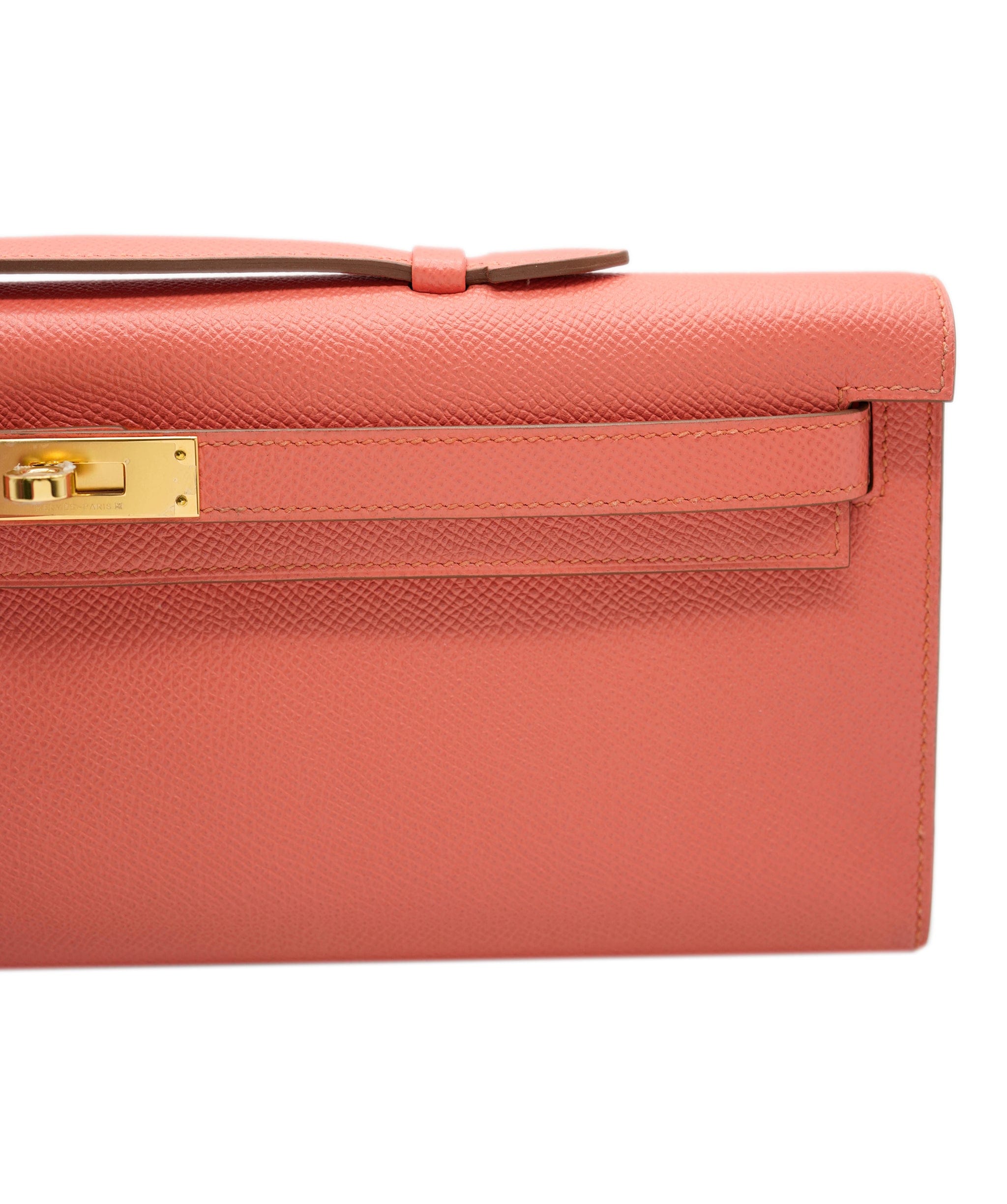 Hermès Hermes Kelly Cut Flamingo Epsom GHW #R SKL1679