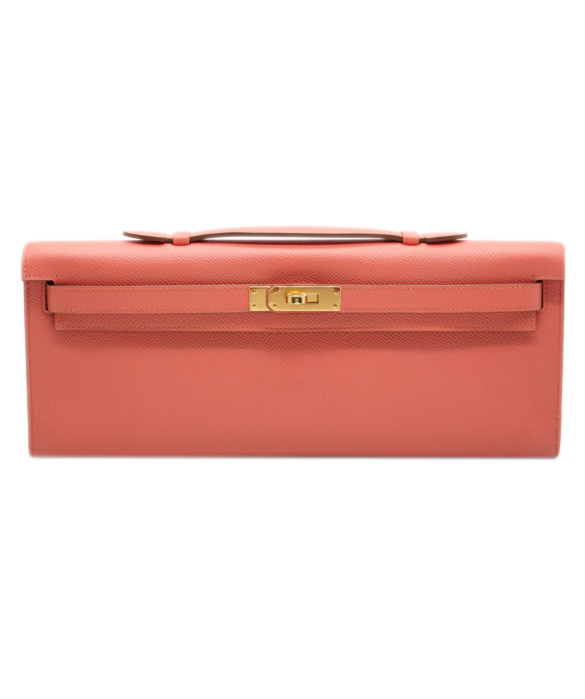 Hermès Hermes Kelly Cut Flamingo Epsom GHW #R SKL1679