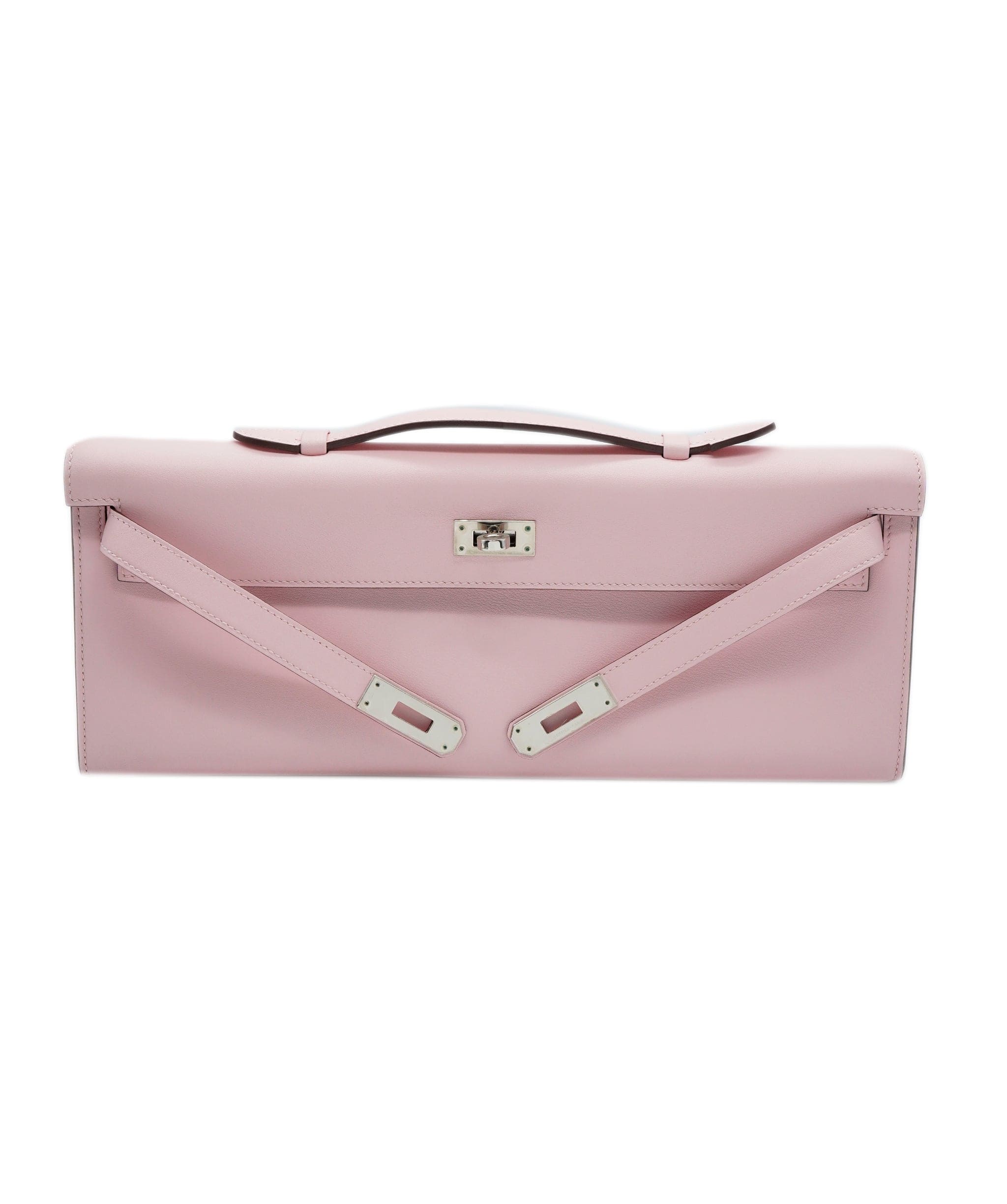 Hermès Hermes Kelly Cut Rose Sakura Swift PHW #X SKL1684