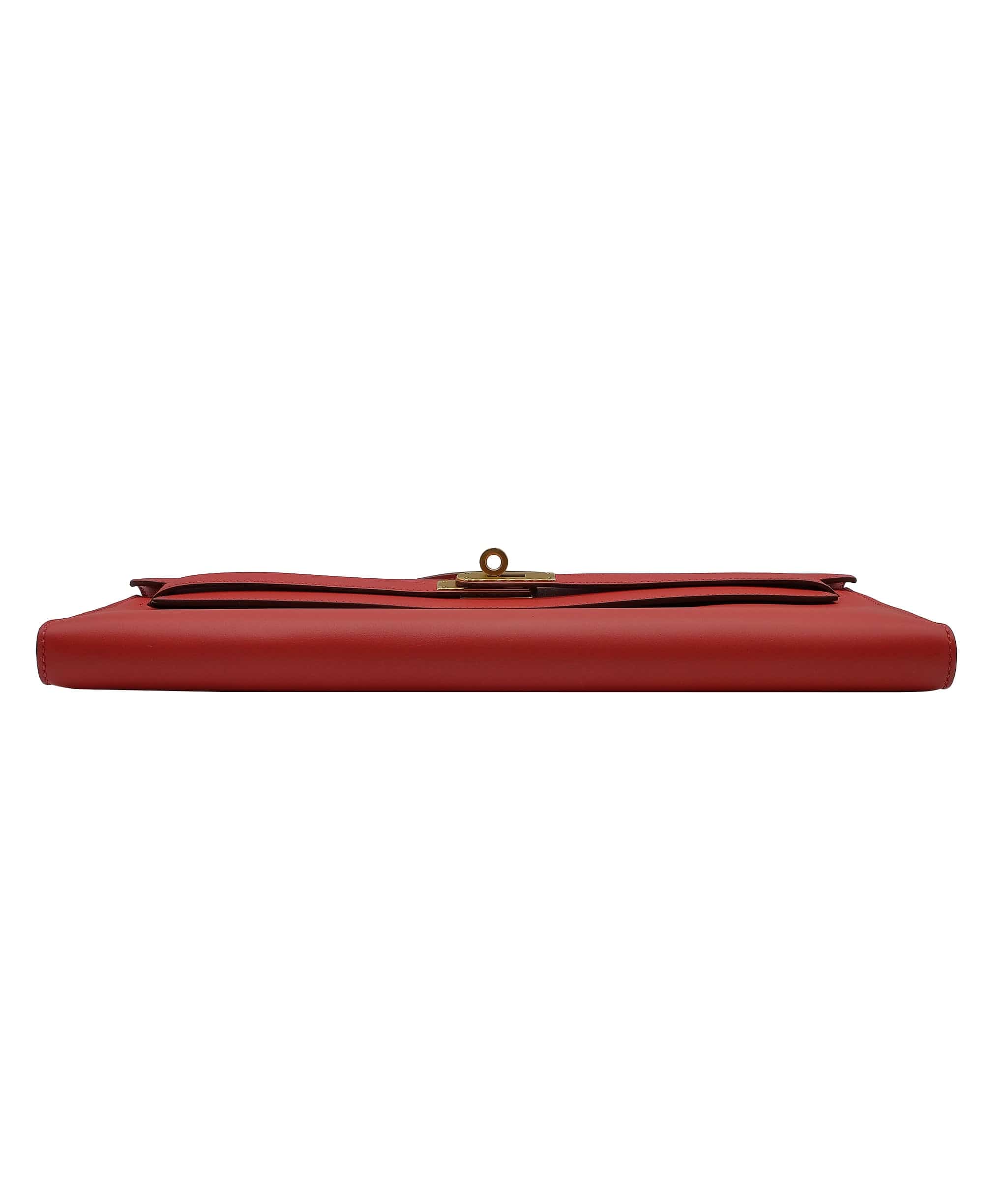 Hermès Hermès Kelly Cut Rouge Tomate Swift GHW #X SKC1612