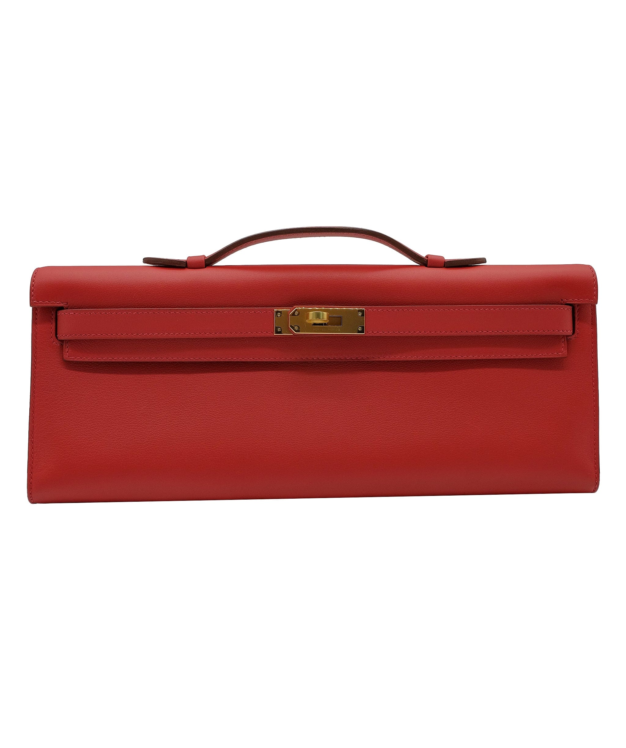 Hermès Hermès Kelly Cut Rouge Tomate Swift GHW #X SKC1612