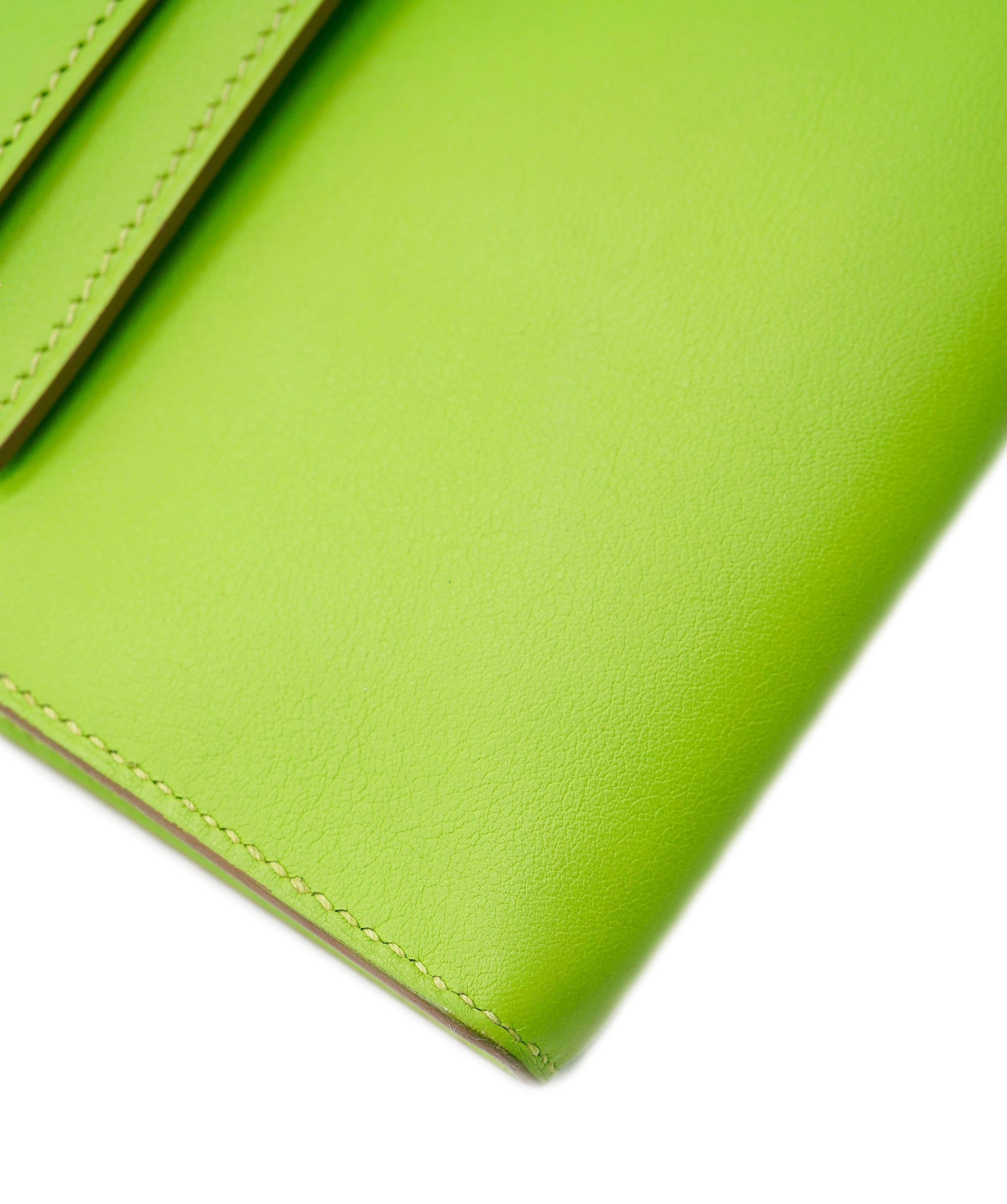 Hermès Hermes Kelly Cut Vert Cru Swift Lether PHW ANC1282