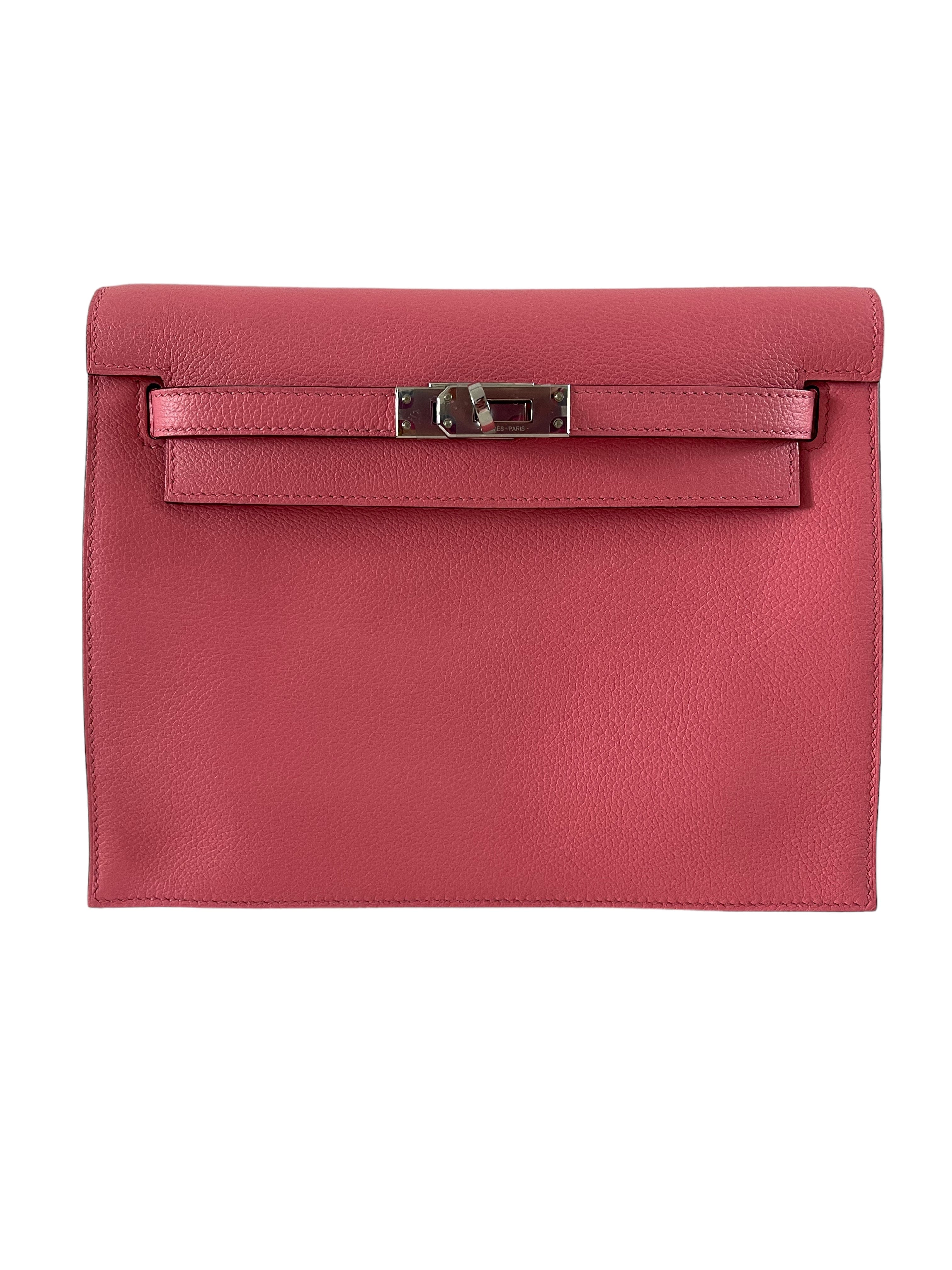 Hermès Hermes Kelly Danse Rose Dete Evercolour PHW #B SKTR1002