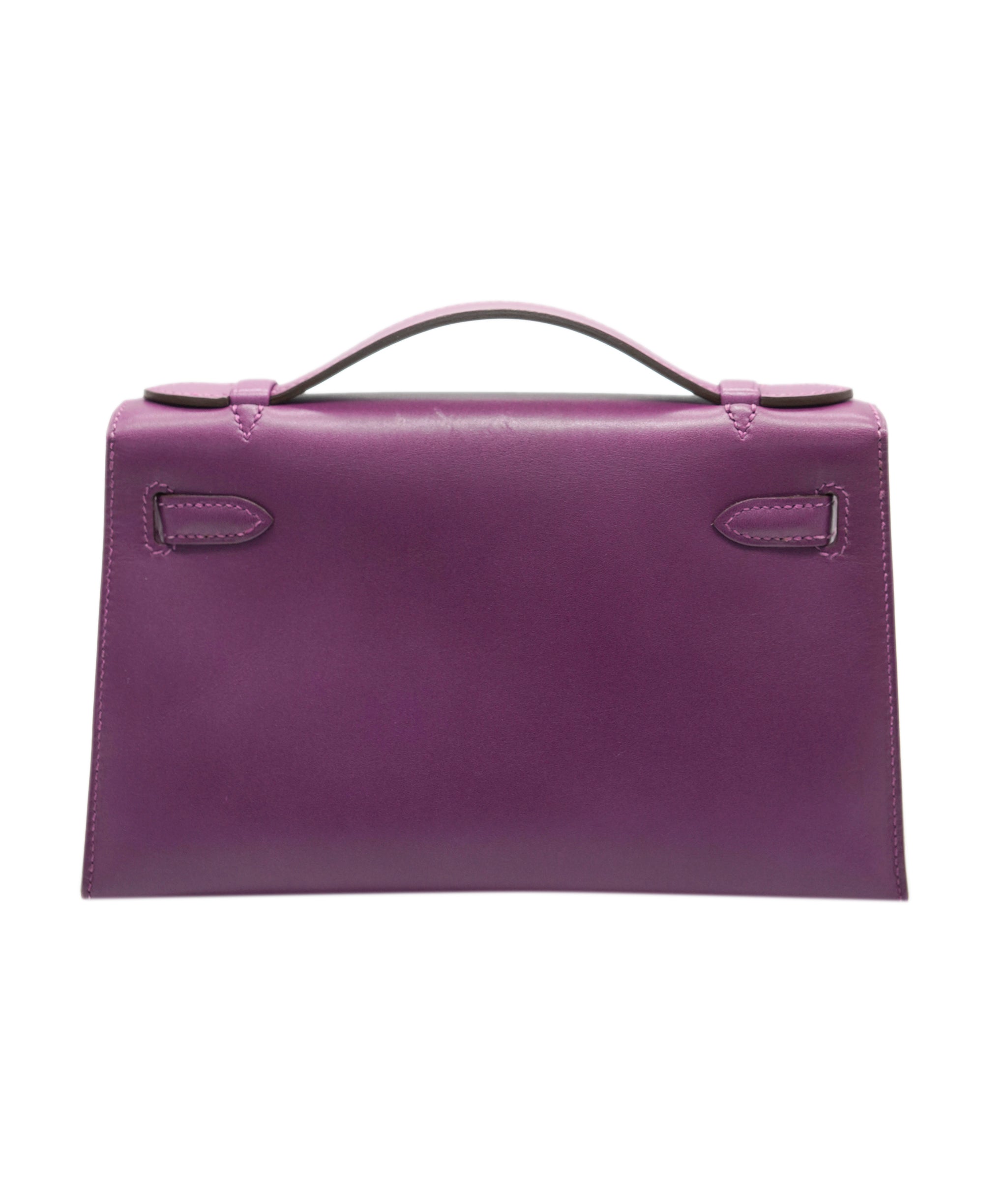 Hermès Hermès Kelly Pochette Violet Tadelakt PHW #M ASL10555