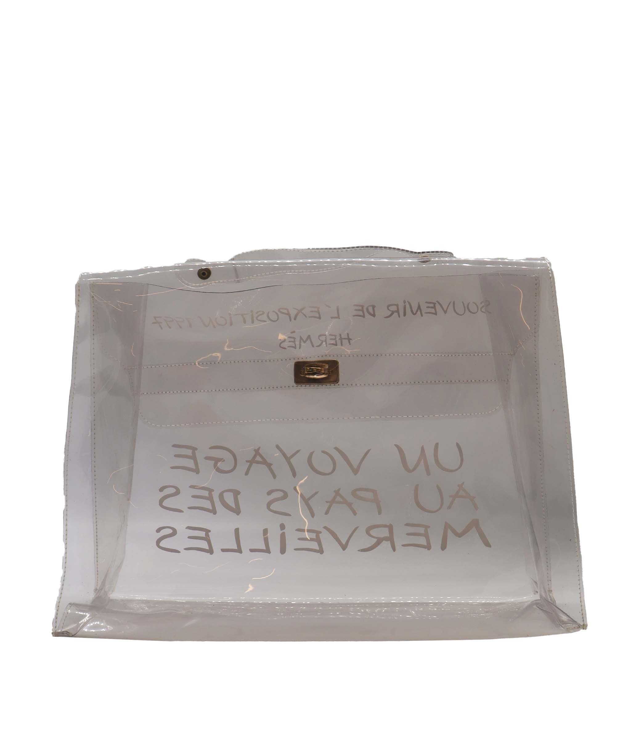 Hermès HERMES KELLY VINYL WHITE Bag 90245538 DXBS0570