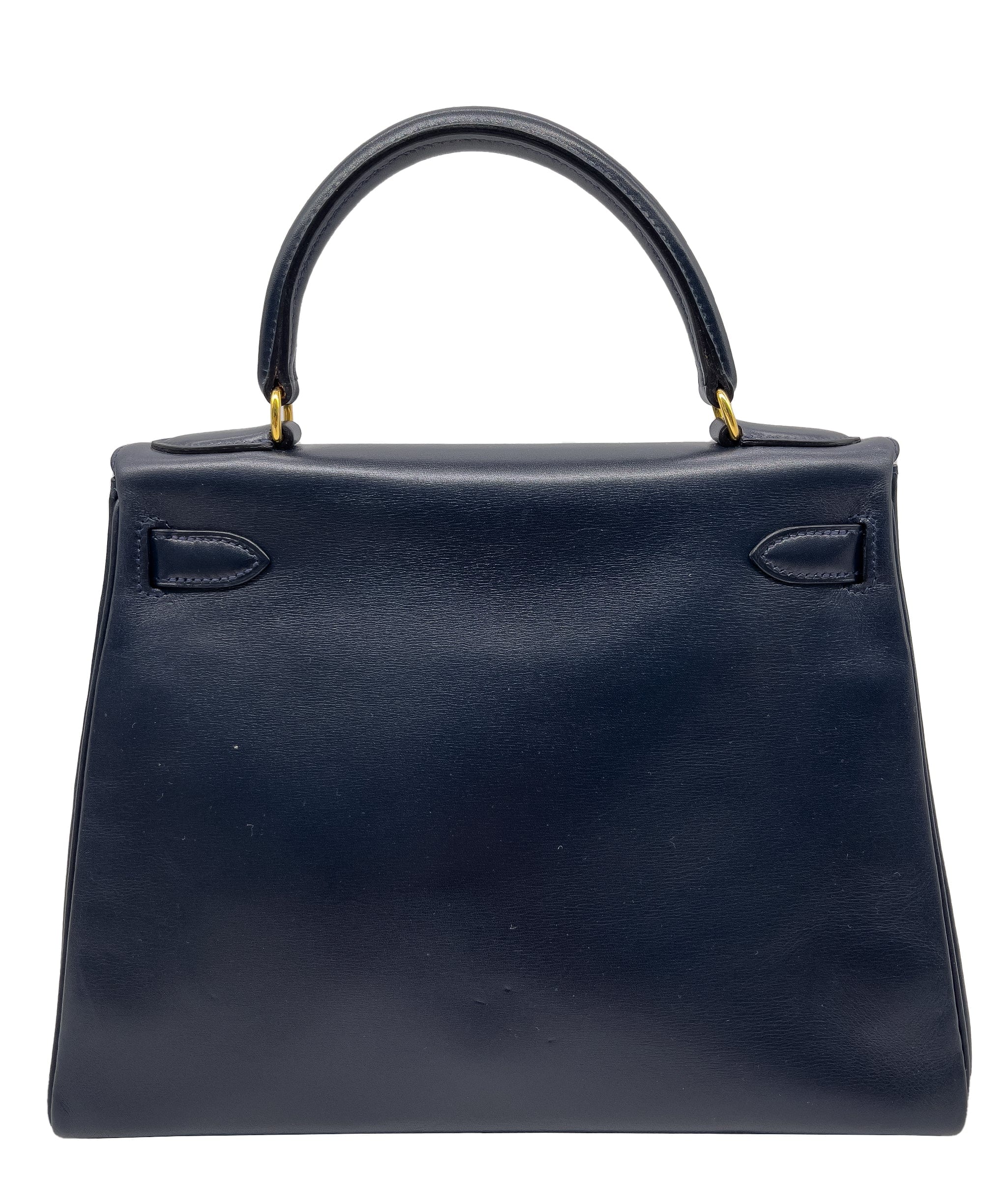 Hermès HERMES Kelly28 boxcalf navy 〇X ASL10311