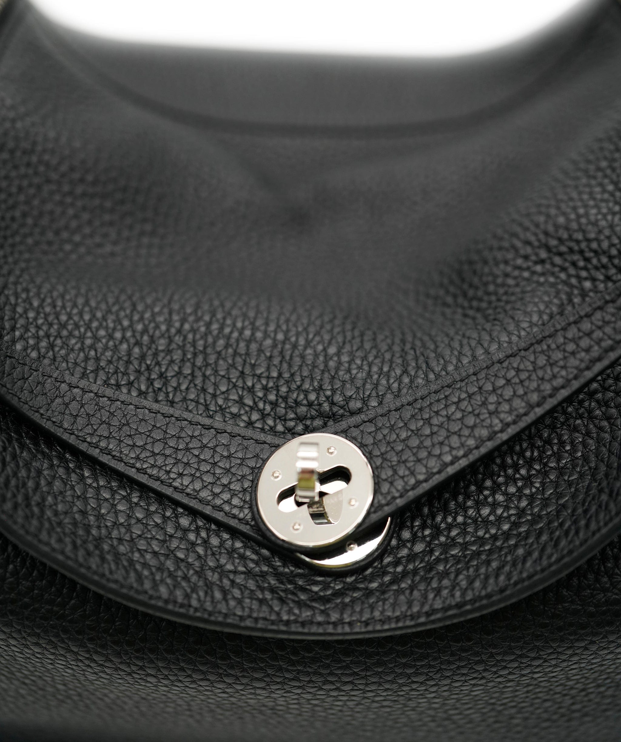 Hermès Hermes Lindy 30 Black With PHW  ALC1854