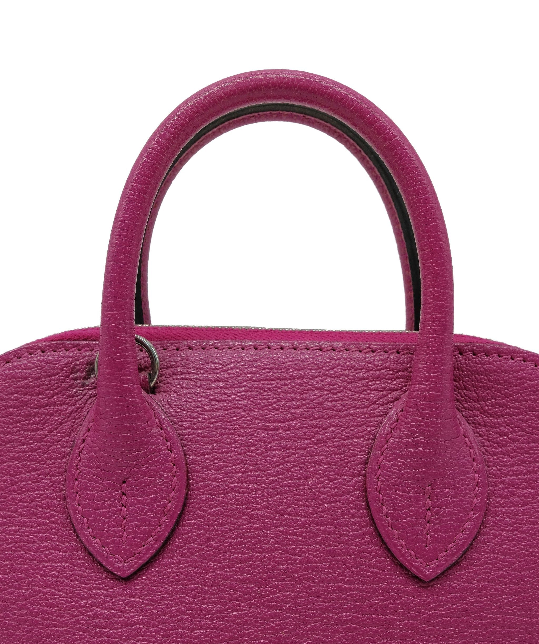 Hermès Hermes Mini Bolide Rose poupre  chevre mysore/chevre de coromande RJL1982