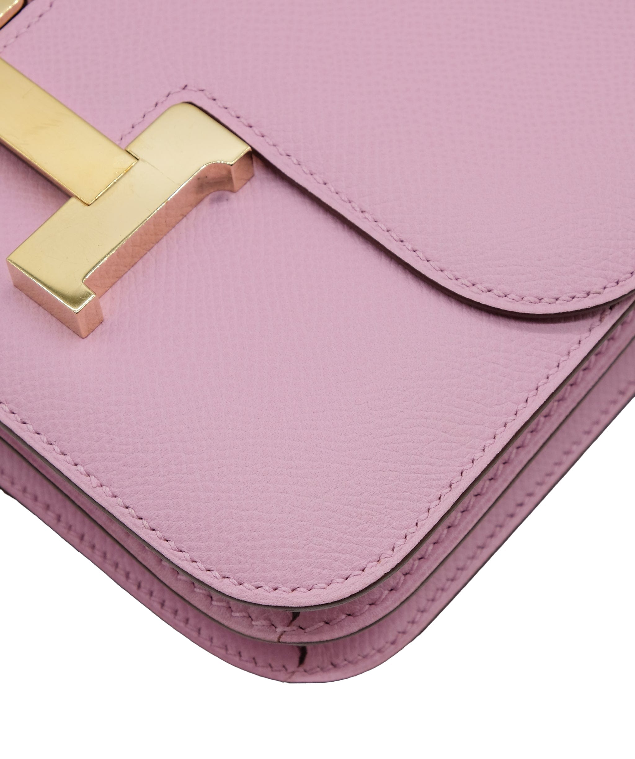 Hermès HERMES MINI CONSTANCE 18 MAUVE SYLVESTRE EPSOM SHOULDER BAG D DXBS0098