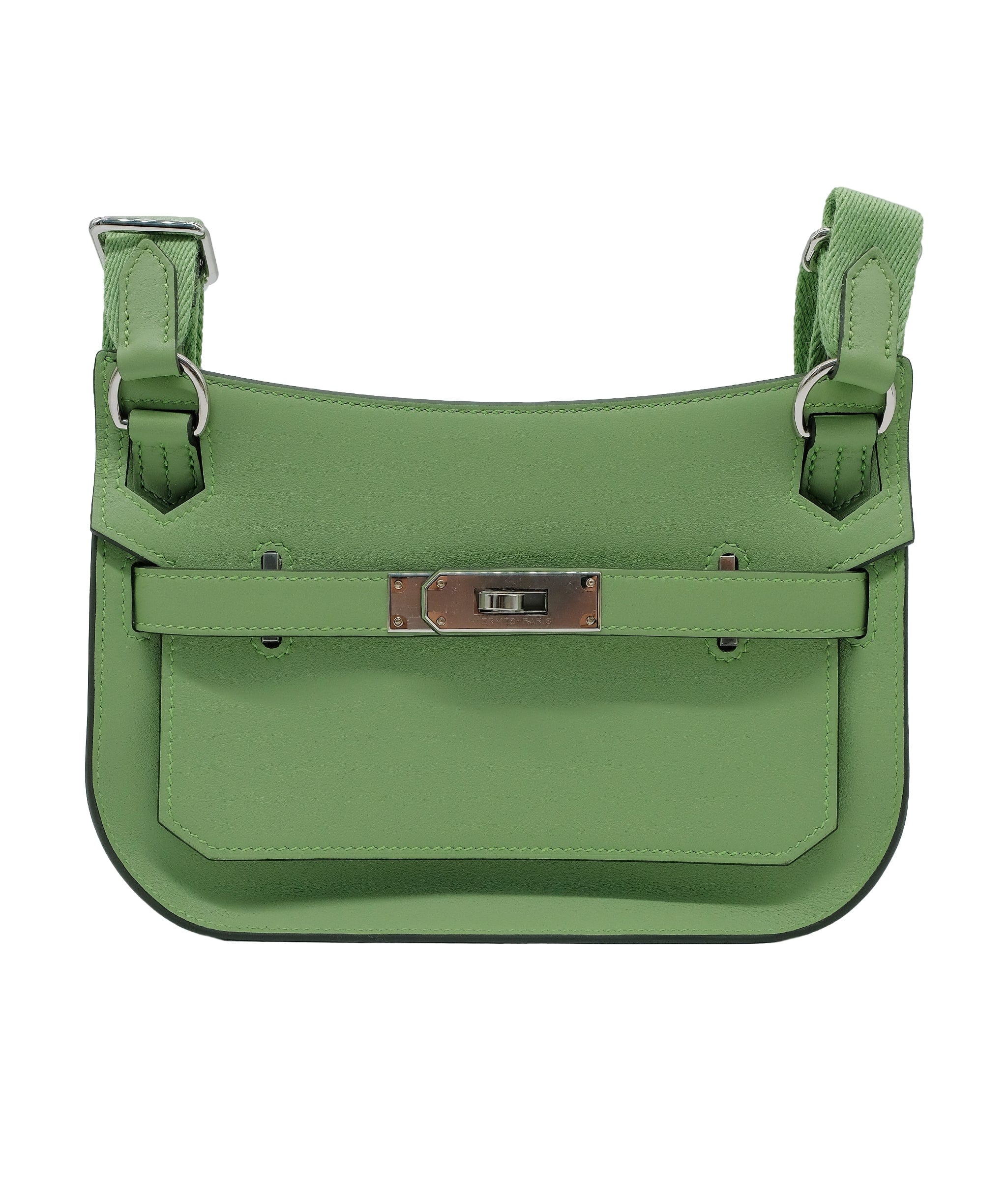 Hermès Hermes Mini Jypsiere Vert Criquet PHW RJC3641