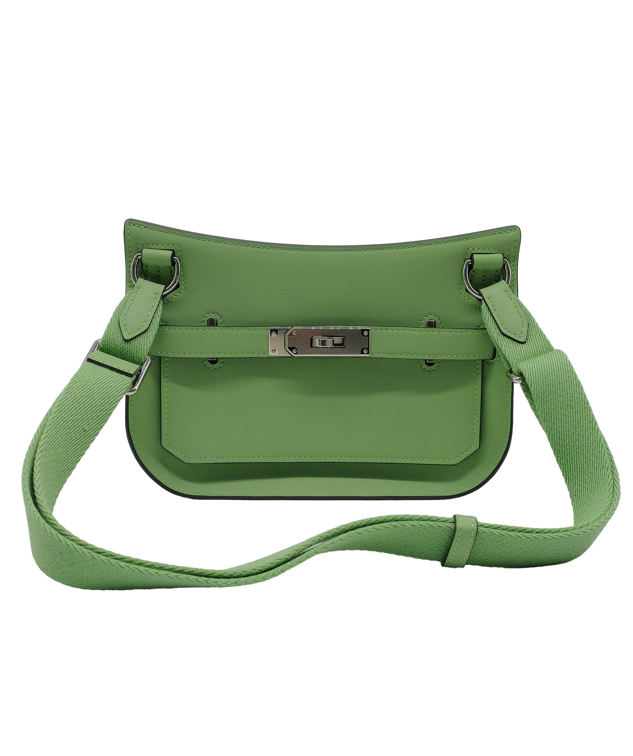 Hermès Hermes Mini Jypsiere Vert Criquet PHW RJC3641