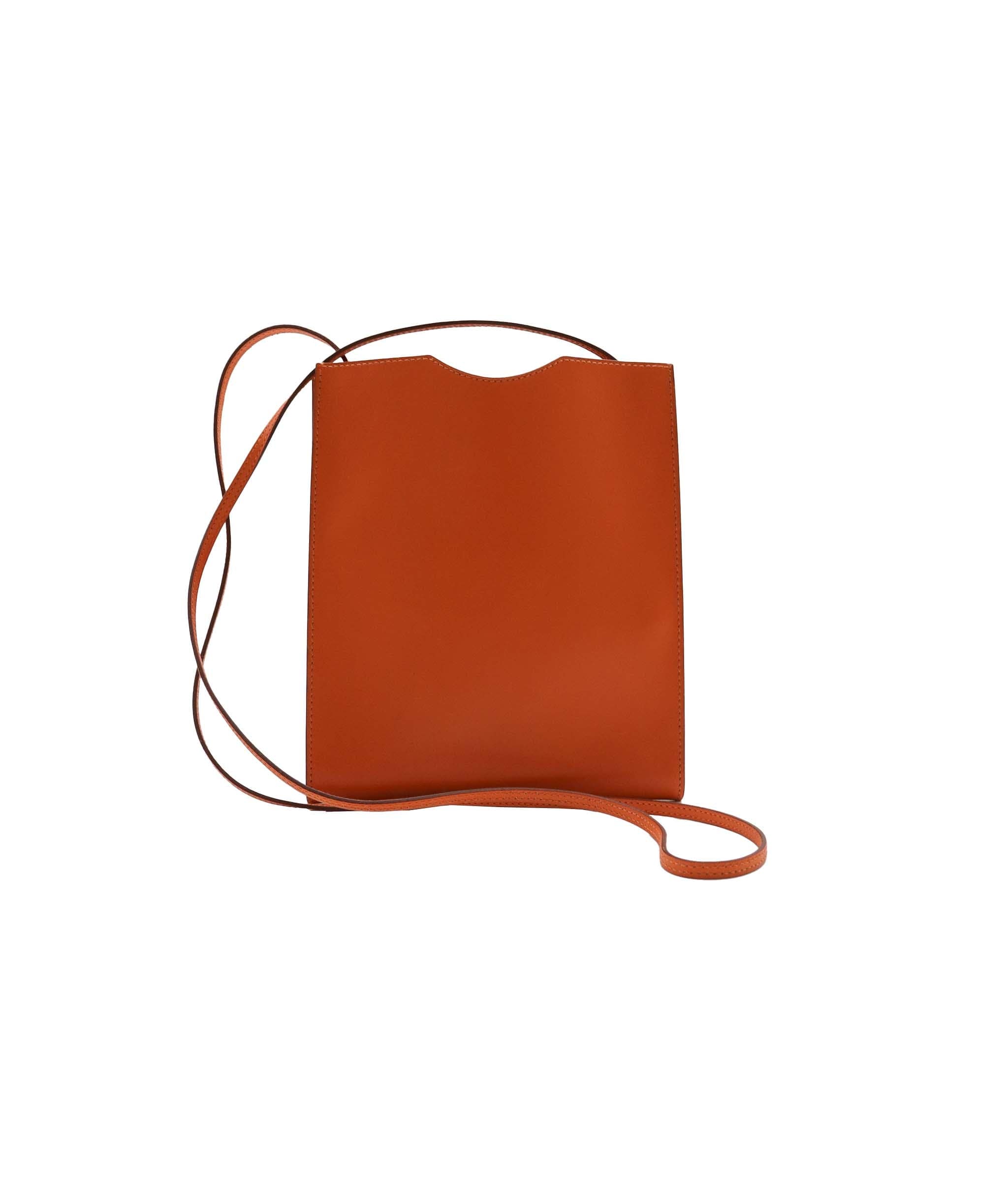 Hermès HERMES Onimaitou Shoulder Bag Leather orange - DXBS1335