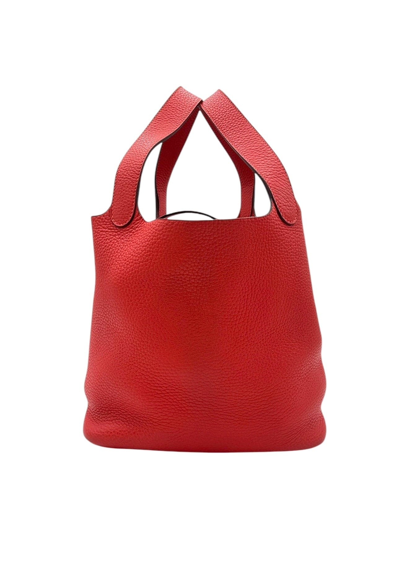 Hermès Hermes Picotin 22 Rouge Casaque Clemence PHW #R SKC1907