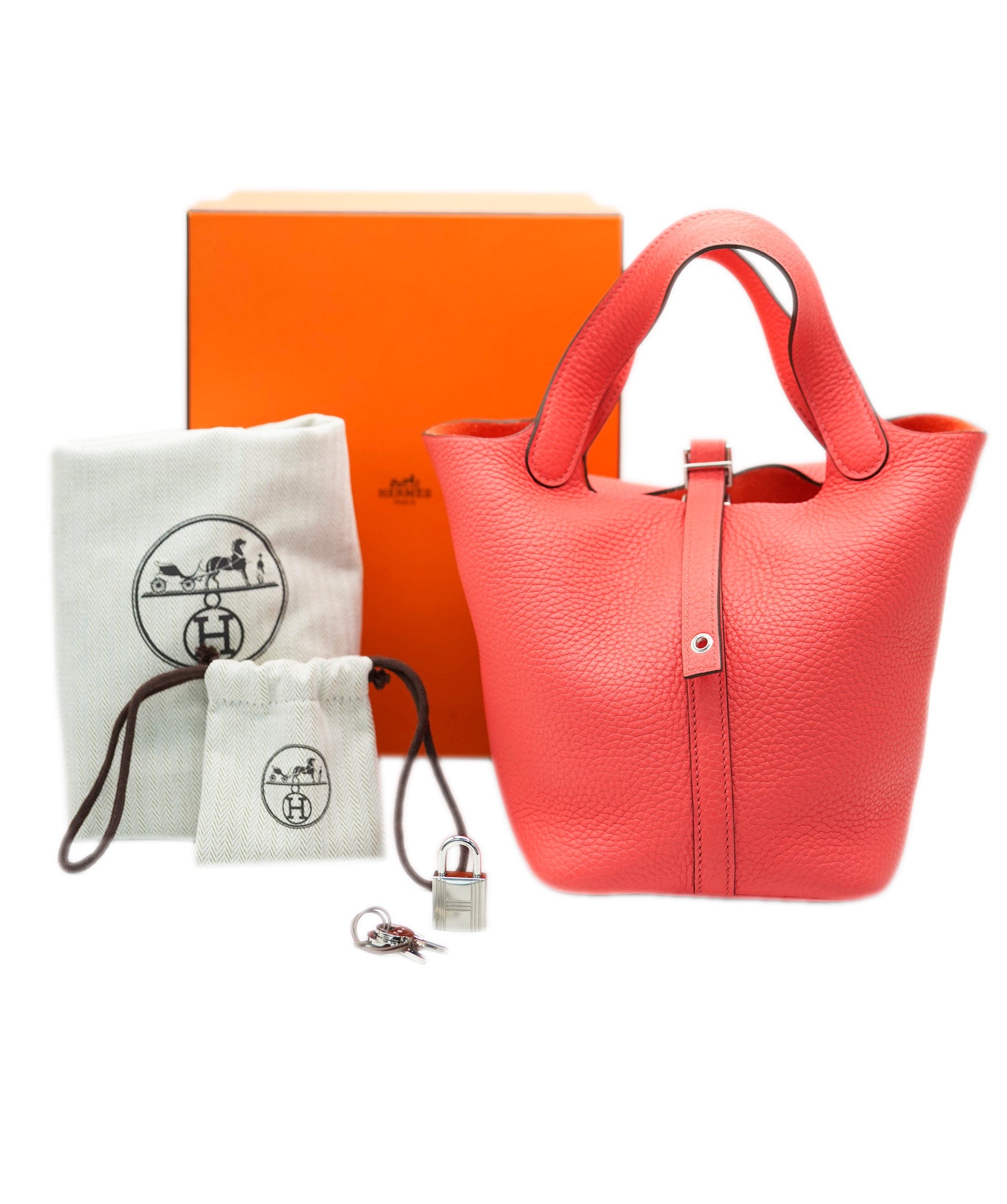 Hermès Hermes Rose Jaipur Picotin 18 ALC1758