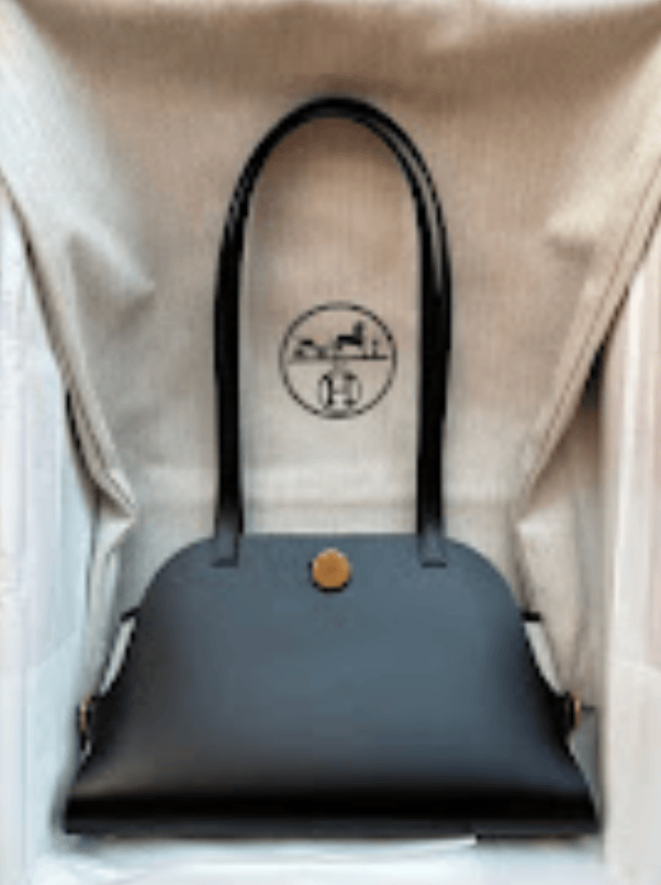 Hermes Hermes Tablier Sellier Black GHW K Hunter + Swift + Toile ALTC0737