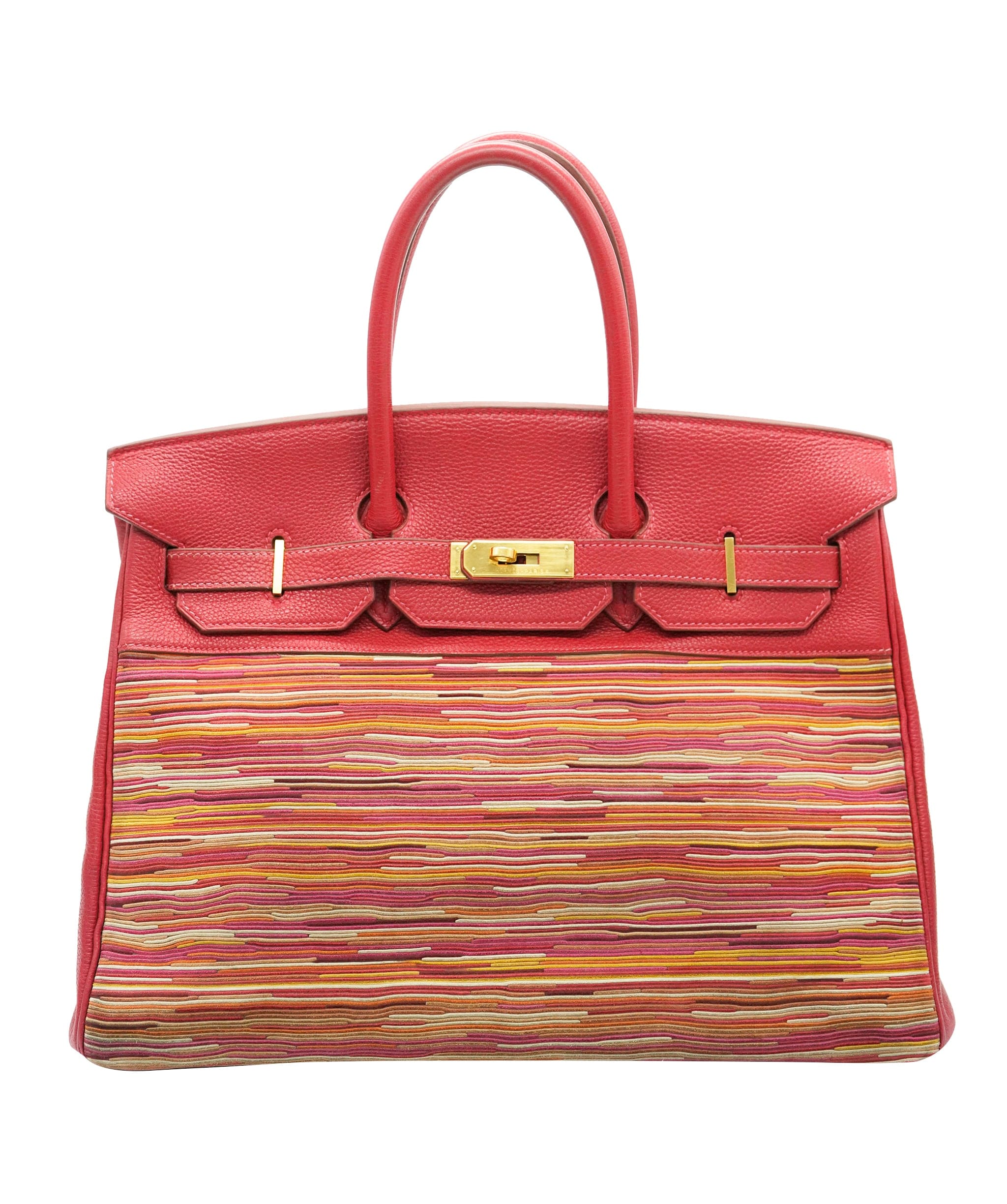 Hermès Hermes viberato Birkin 35 rough casaque GHW  - AJC0770