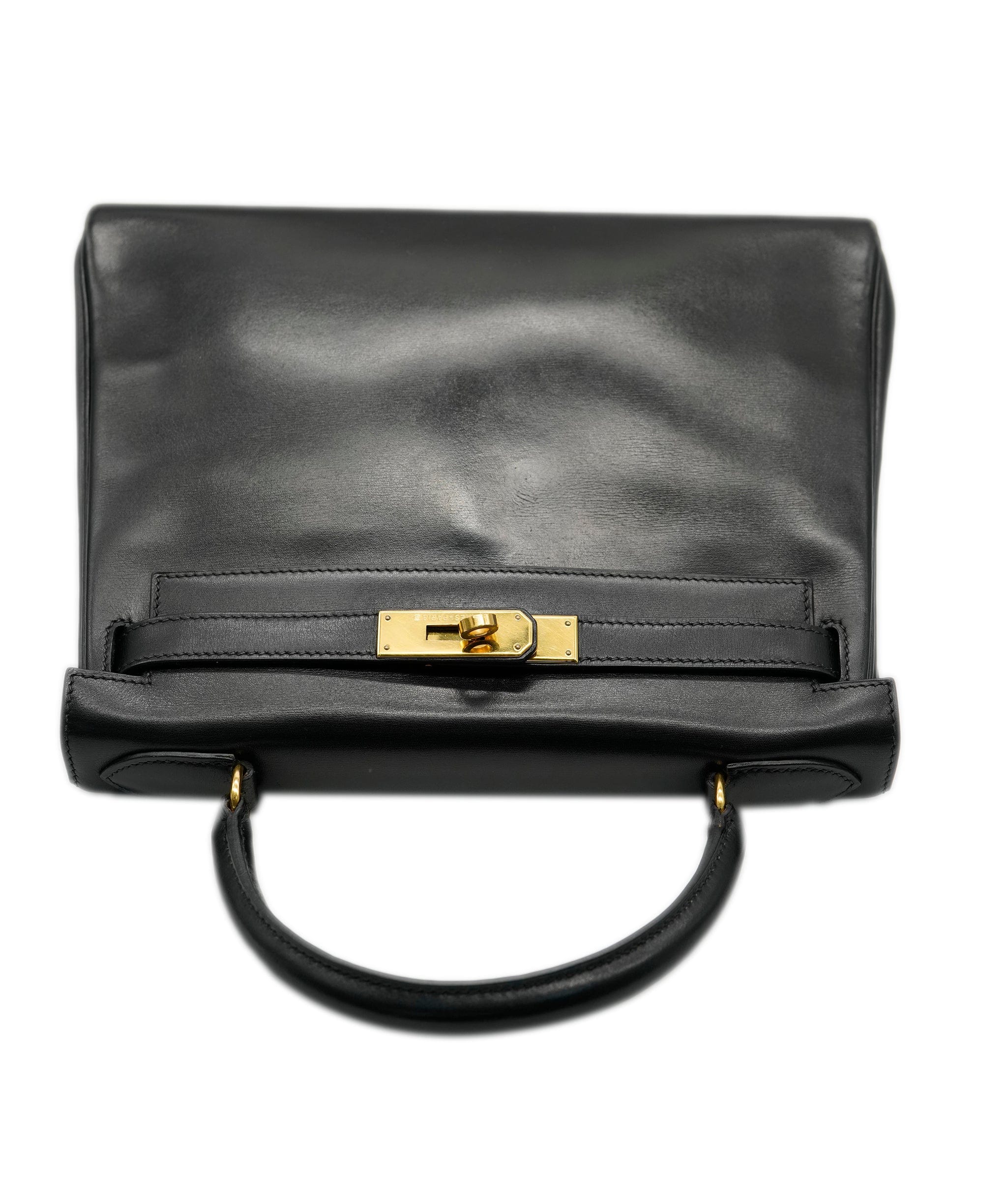 Hermès Hermes Vintage Kelly Retourne Black Box With GHW ALC0921